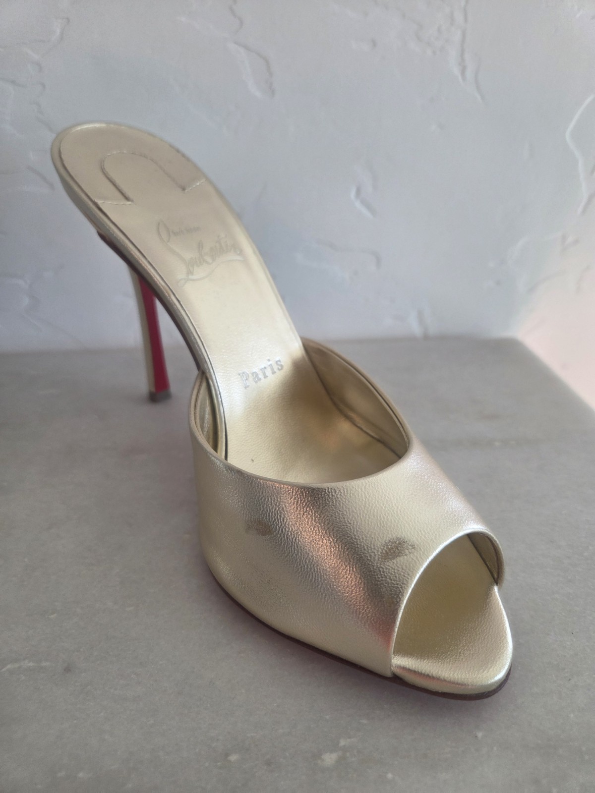 Christian Louboutin Peep Toe Heels