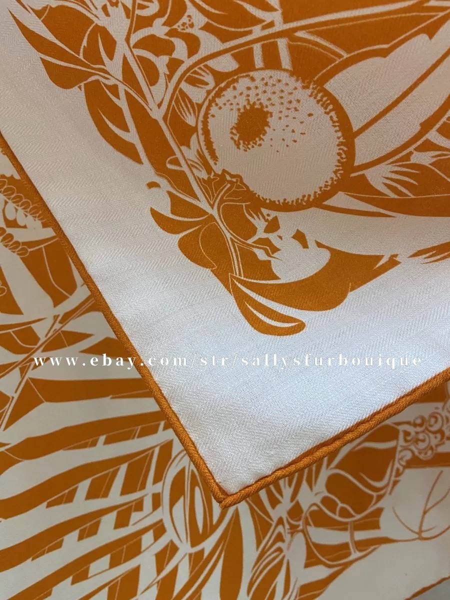 Sallys 70% Cashmere & 30% Silk Wrap Scarf Flamingo Print Double Face Shawl 53″