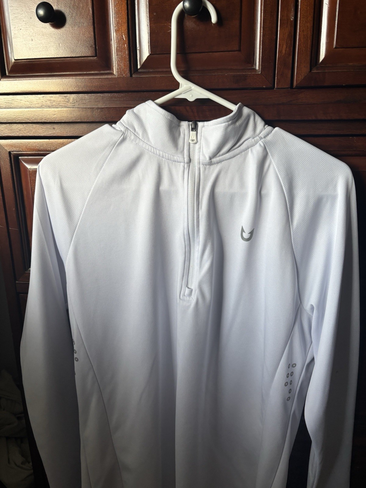 Men’s Athletic Quarter Zip White