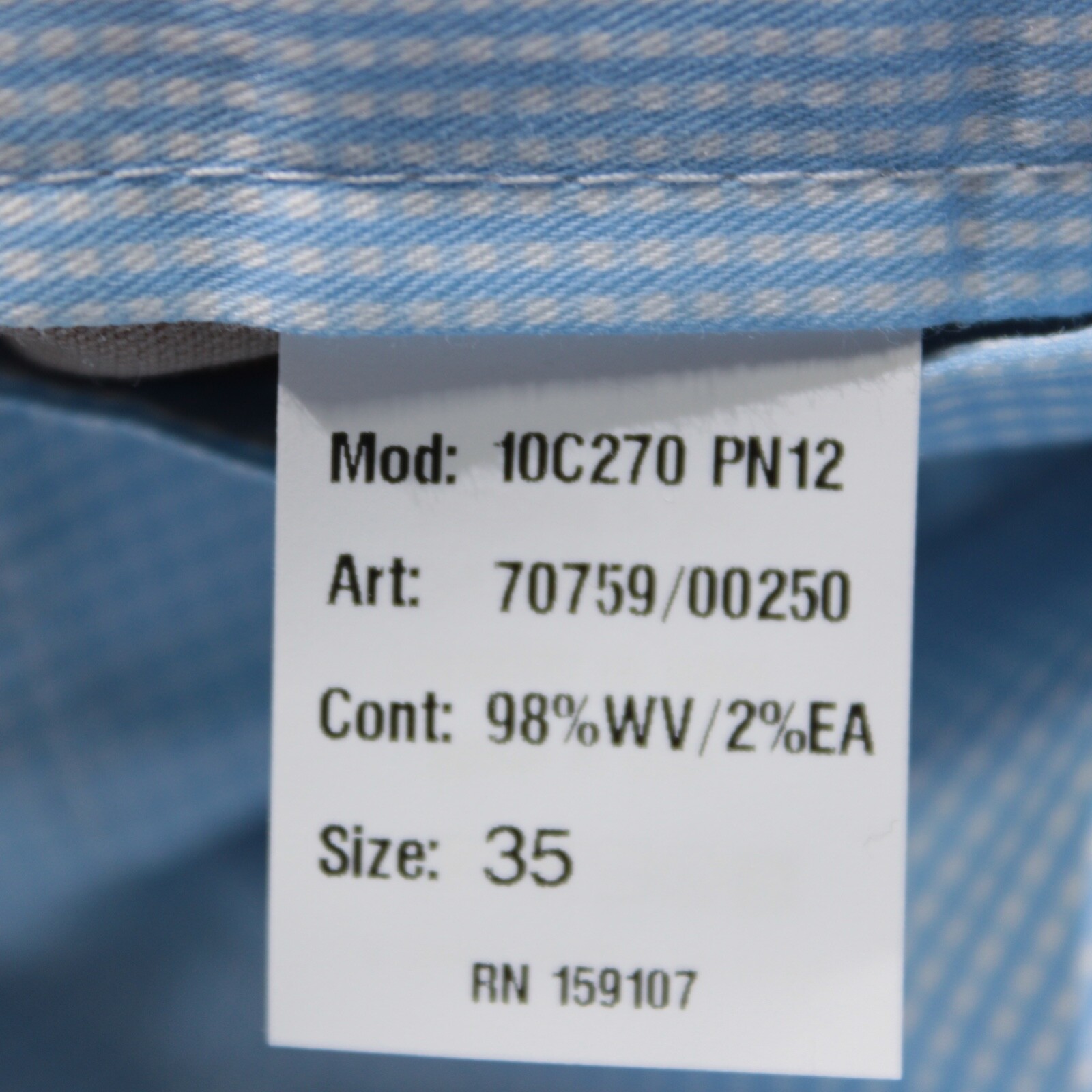 Zanella NWT Dress Pants Size 35 US Pn12 In Solid Beige Wool Blend