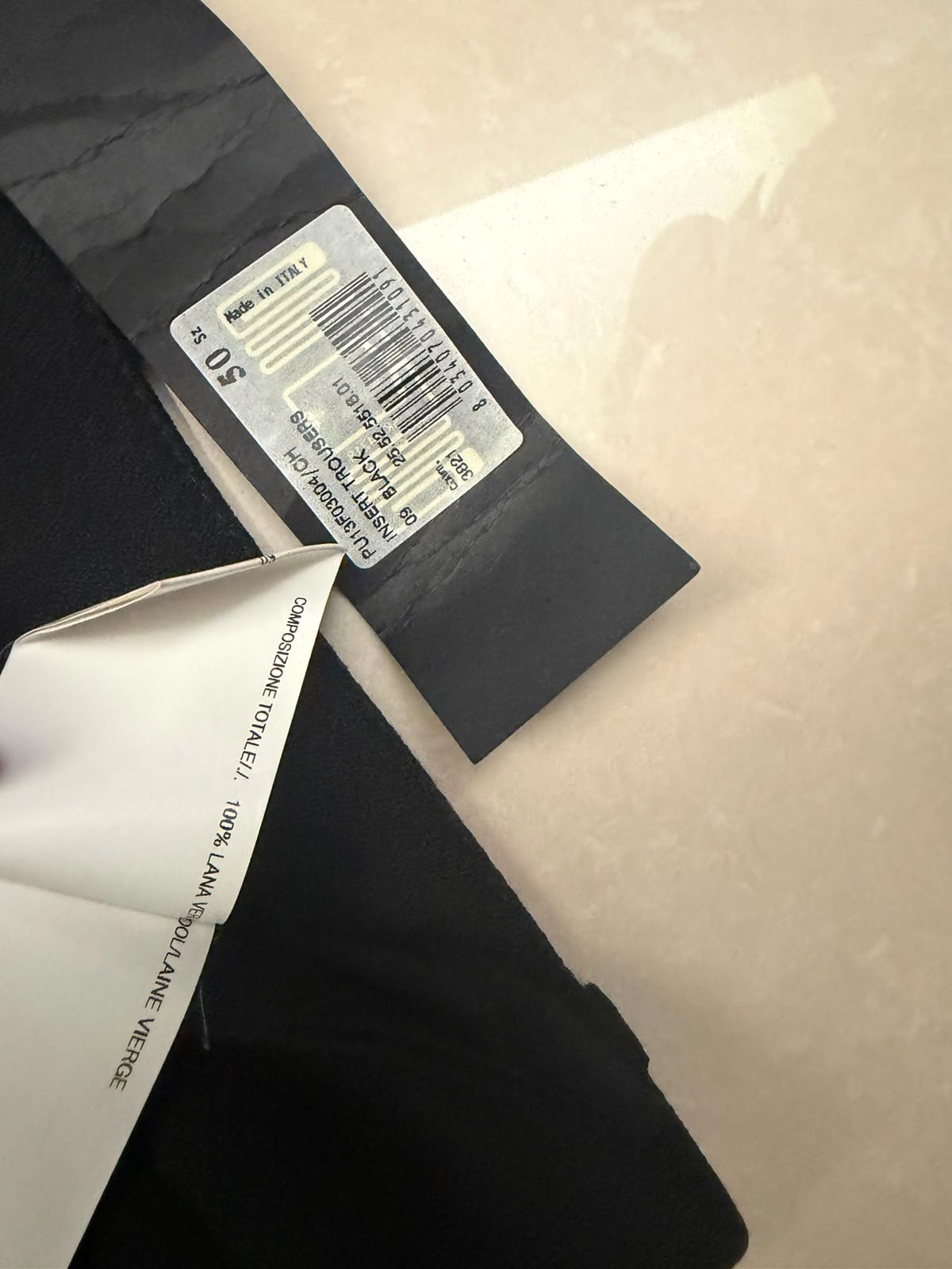RRP £850 Gareth Pugh Black Wool trousers Mens IT 50 Size L pants rick owens