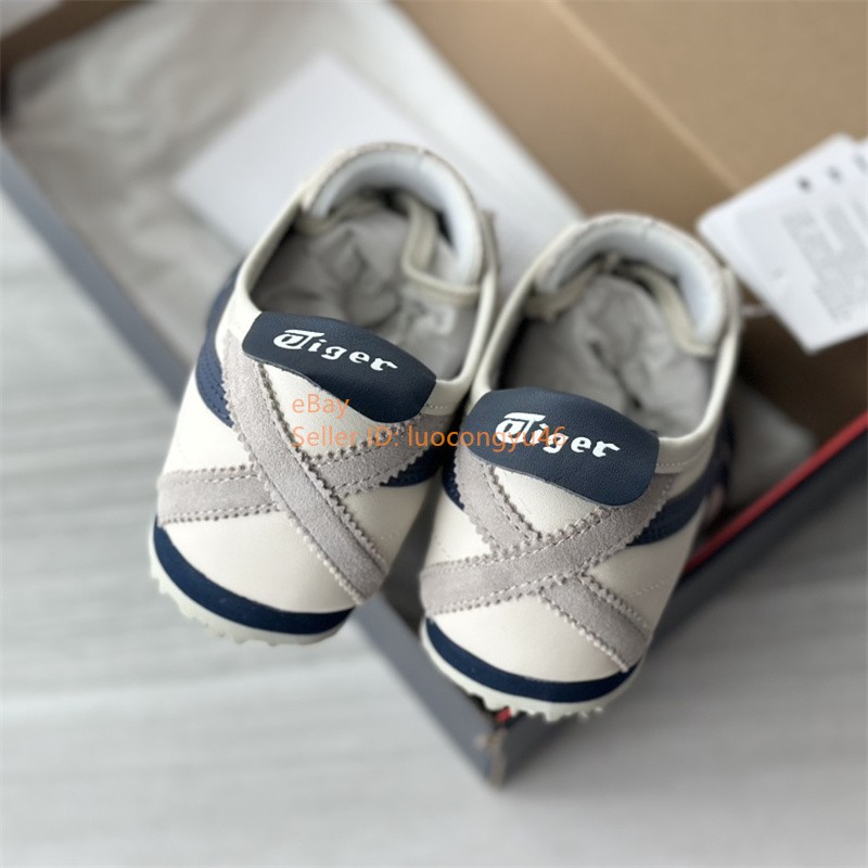 Onitsuka Tiger MEXICO 66 DL408-1659 Birch Navy Blue New With BOX
