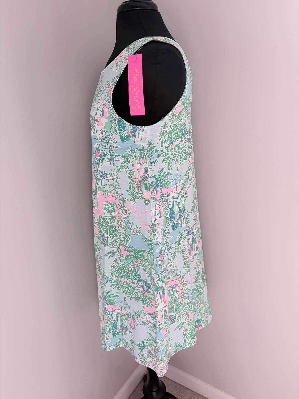 NWT Lilly Pulitzer Kristin Lilly Loves Palm Beach Dress Size Medium – AWESOME