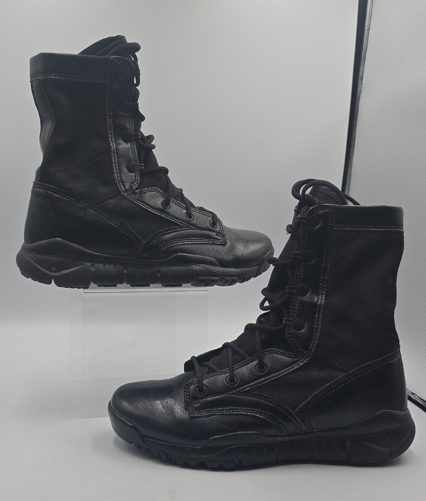 Nike Special Field 8″ 329798-002 Mens 7 Military Tactical Boots Black Leather
