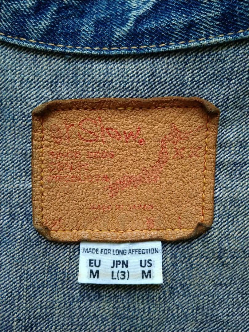 orSlow Or Slow 1St First T-Back Denim Jacket Men’s Made in Japan Size L(3)