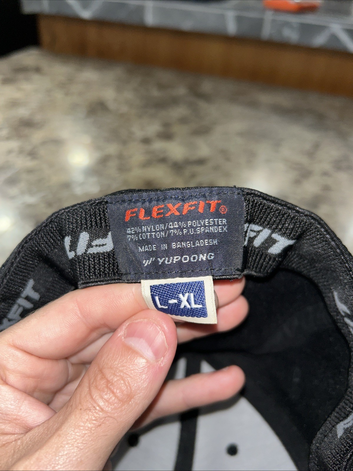 Flexfit UM Hat Ballcap Baseball Hat L-XL Black Fitted