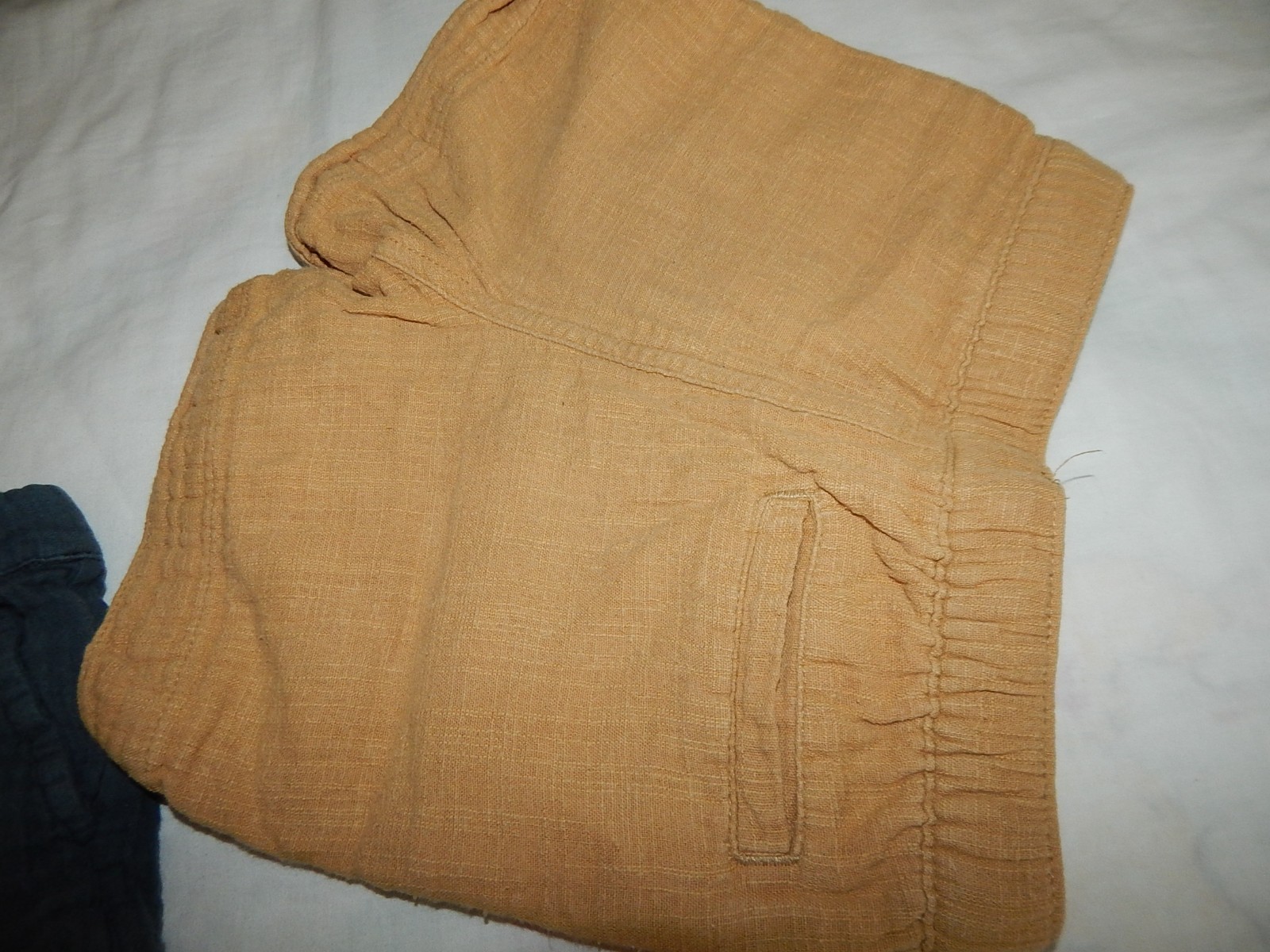 (2) Pair Boys Marlot Boys 3T Gauze Type Muslin Shorts Dark teal and Tan Must hav