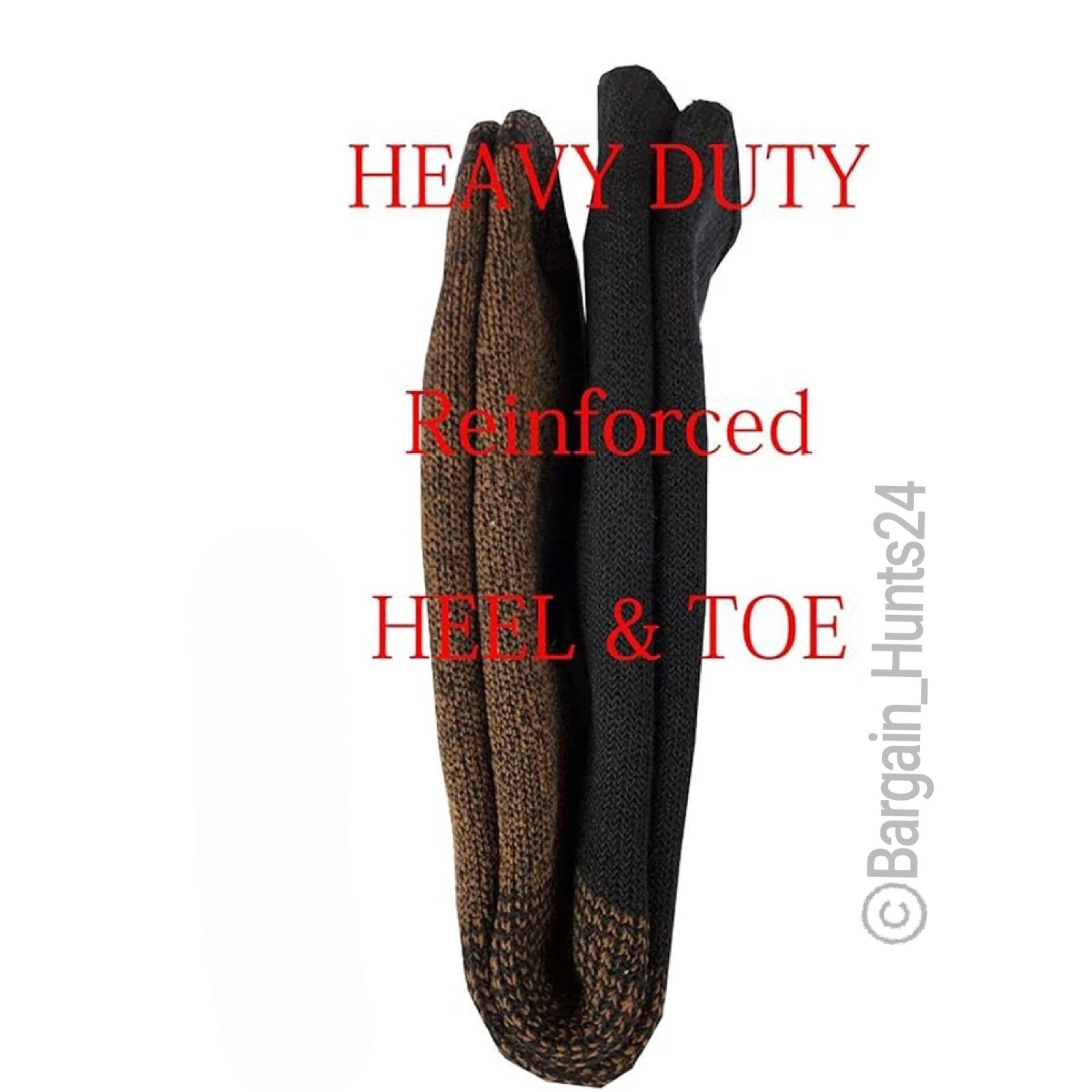 2 Pairs Goldstar Heated Copper Socks Black Athletic Relief Travel Running Energy