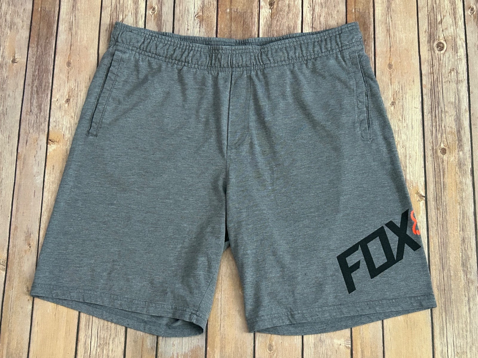 Fox Racing Fox Tech Athletic Gray Lounge Shorts Men’s Size Large