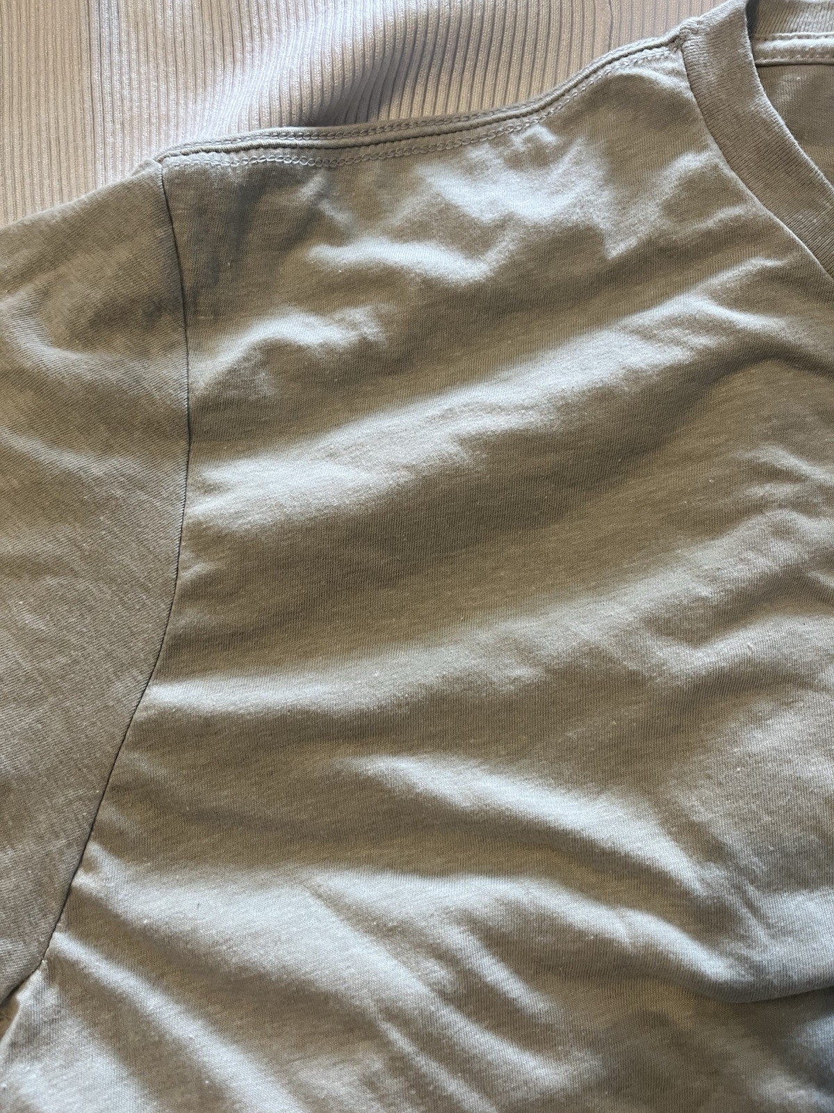 NEXT LEVEL APPAREL Men’s Short Sleeve T-shirt – XL – Brand New – Stone Color