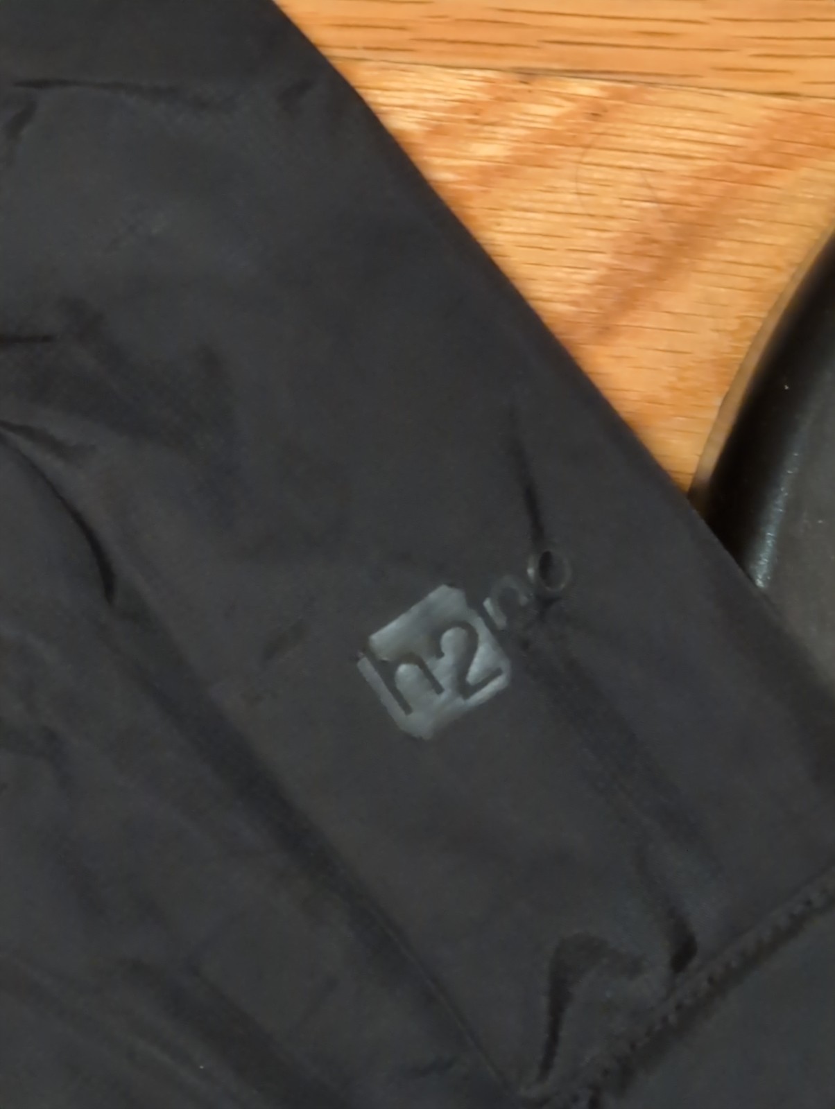 Patagonia Men’s H2NO Waterproof Black Hooded Rain Jacket Size Large Full Zip