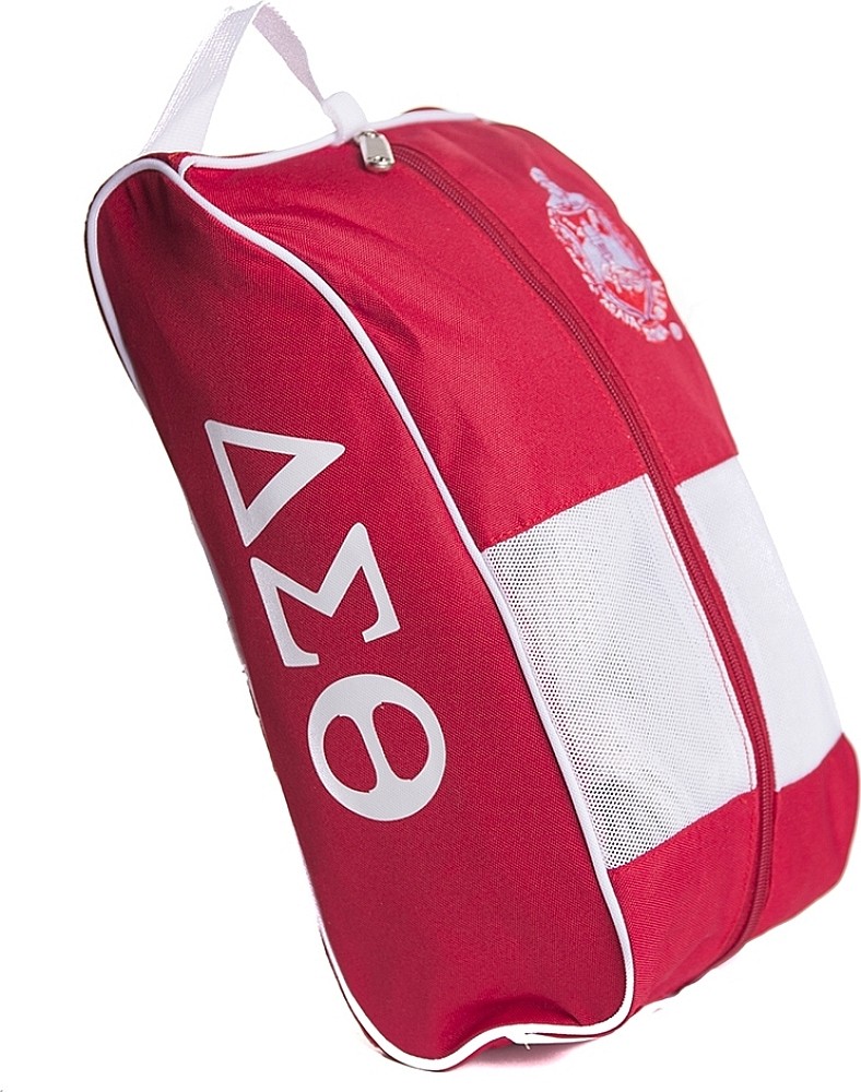 Delta Sigma Theta Shoe Bag [Red – 15″L x 8″W x 5.5″H]
