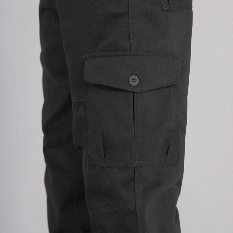 US Mens Cargo Pants Cotton Work Pants Elastic Waist Tactical Outdoor Combat XL