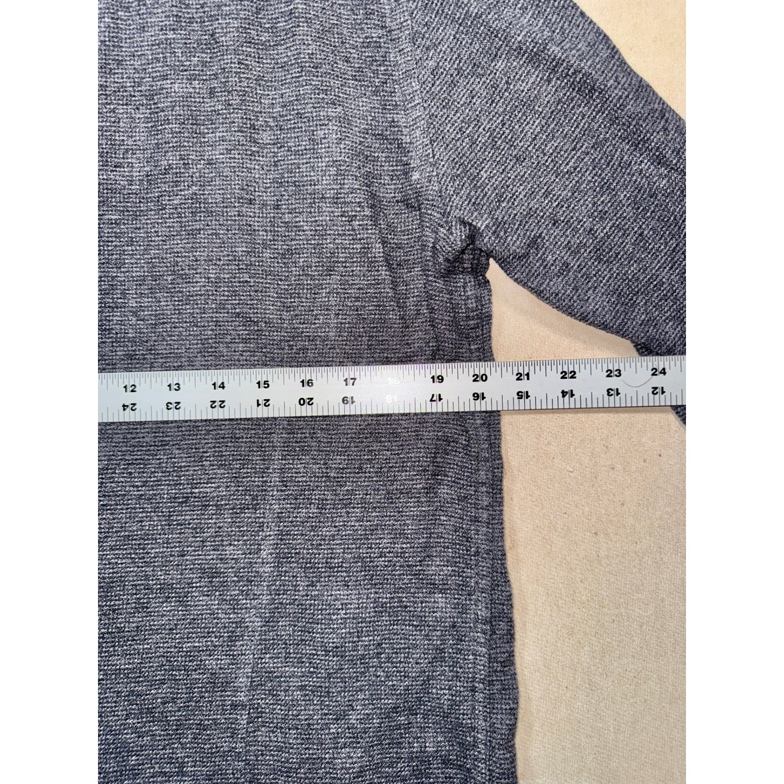 Howe N°65 Men’s Gray Button Down Shirt Long Sleeve Casual XL