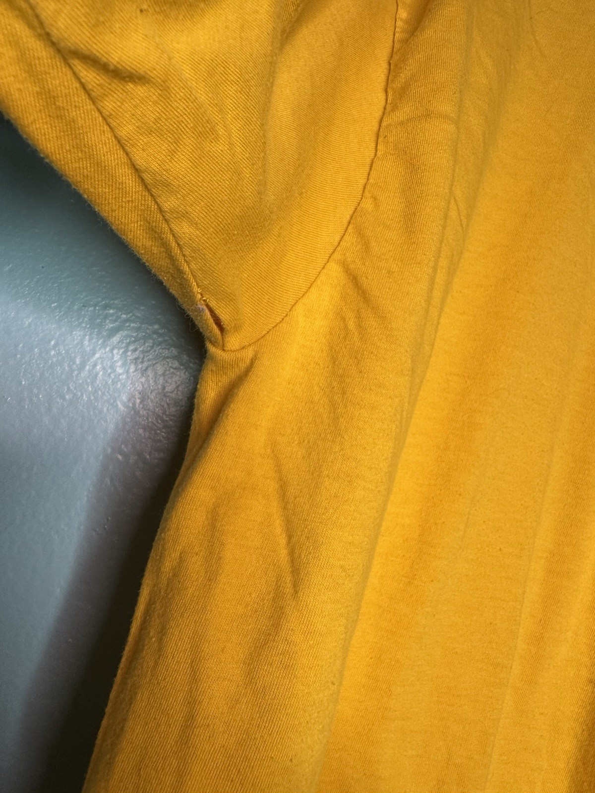 Race Brand Short Sleeve T Shirt Henley Goldstar After Pocket Yellow