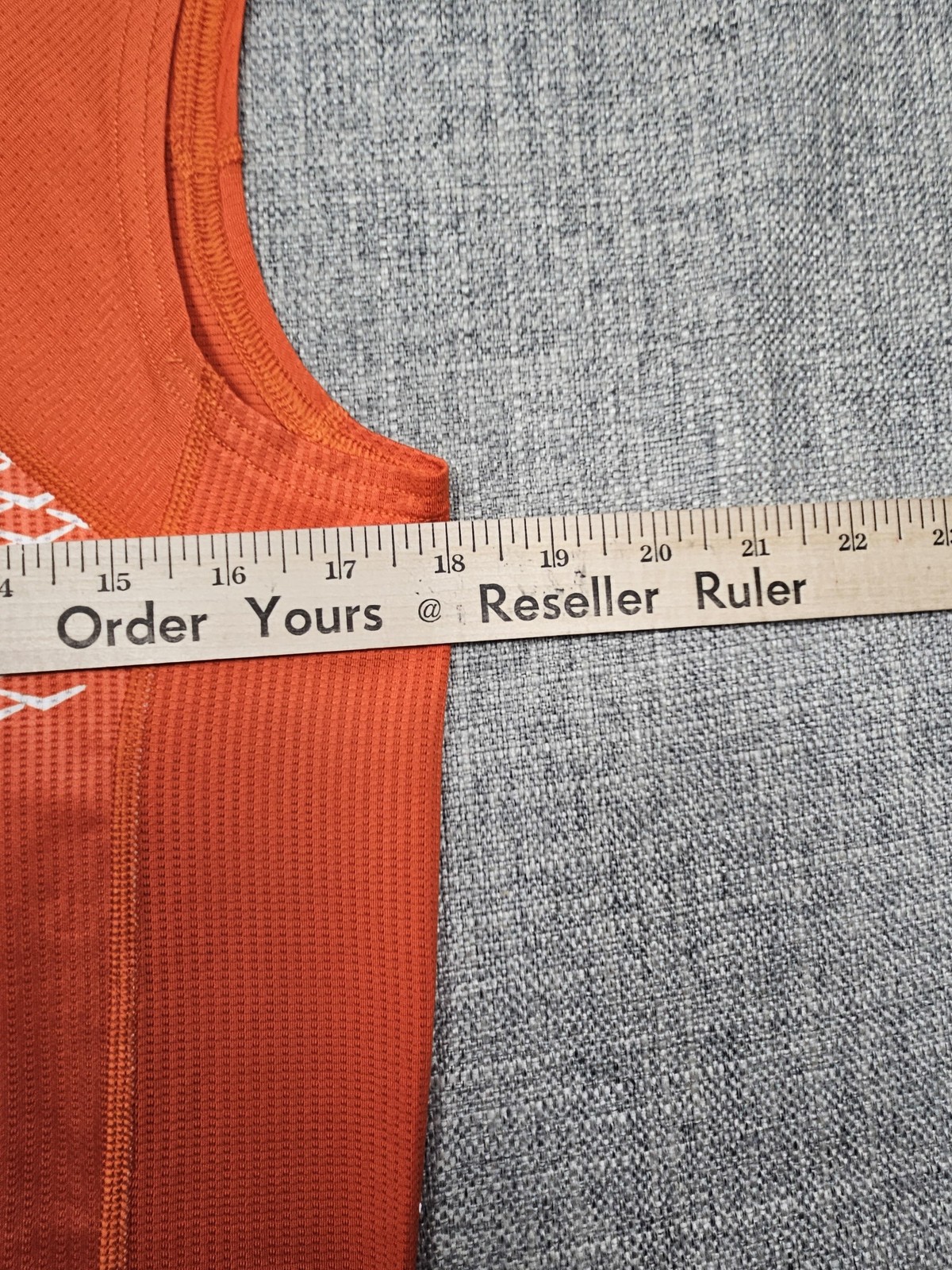 Nike Pro Hypercool Shirt Mens XL Orange Compression Sleeveless Training Top