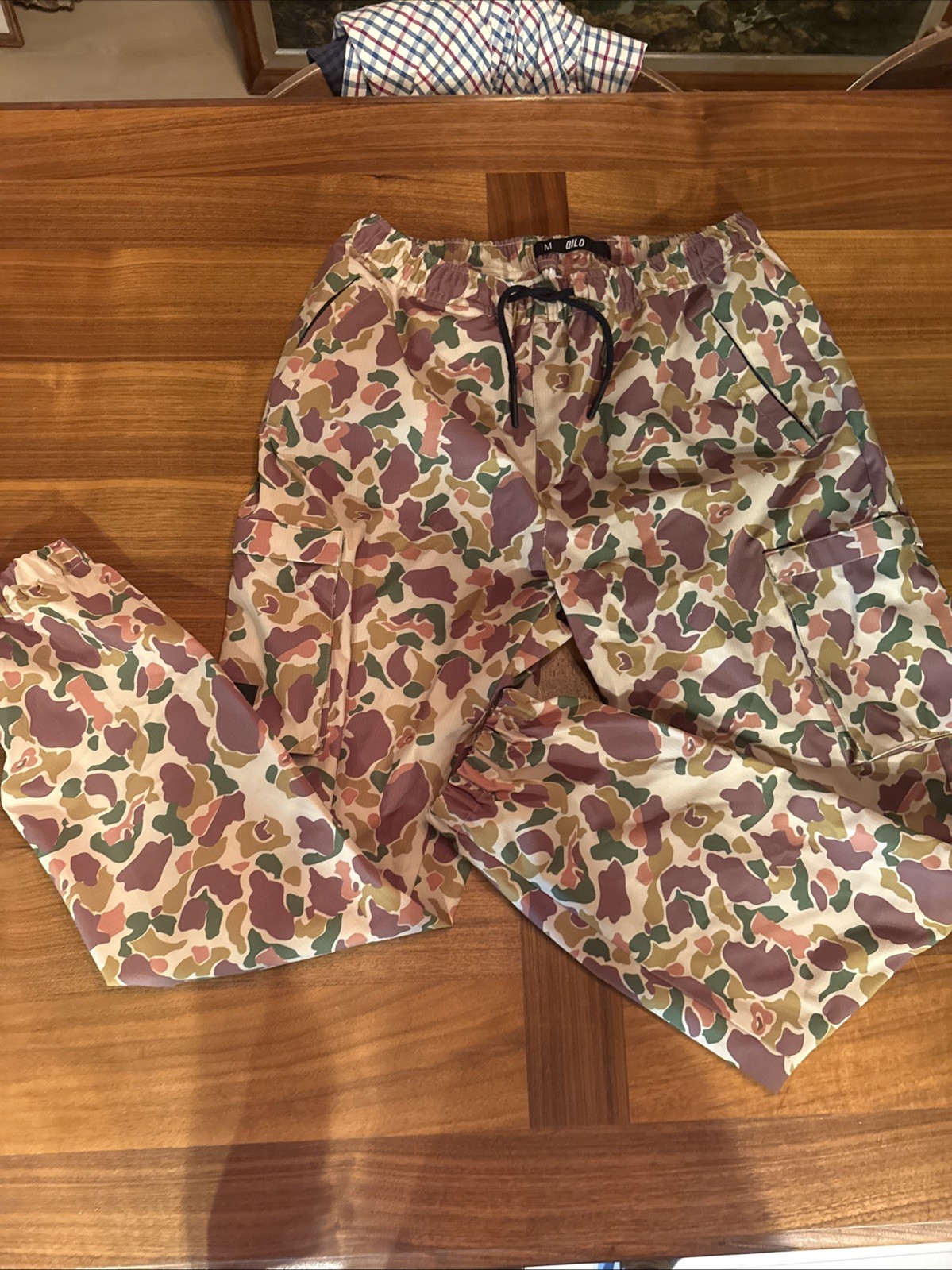 QILO Ripstop Jogger M1942 Frogskin Camo Pants Medium Excellent Condition