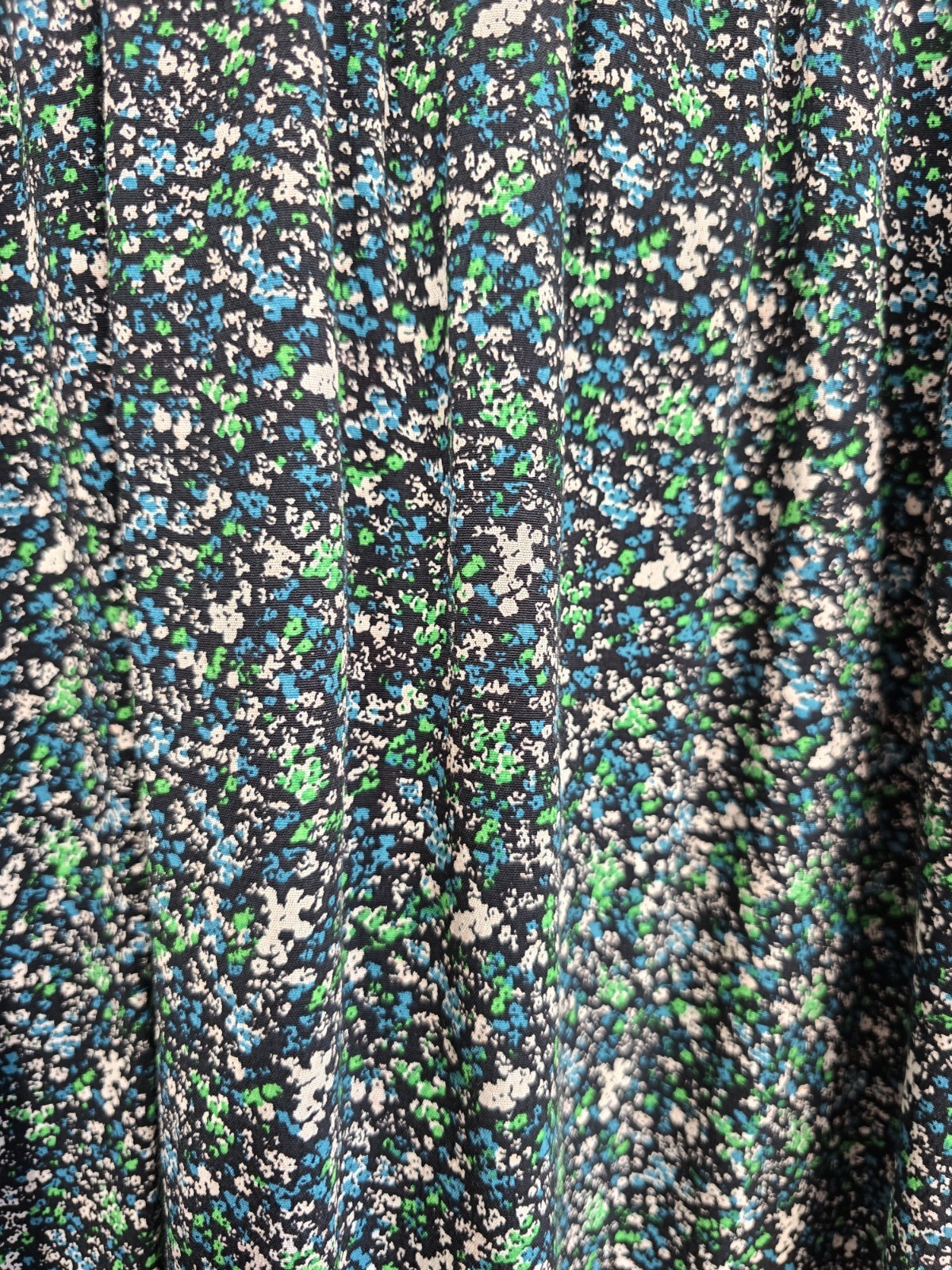 Whistles Size 10 Blouse Blue Green Floral Print Long Sleeve Sleeve Womens Top