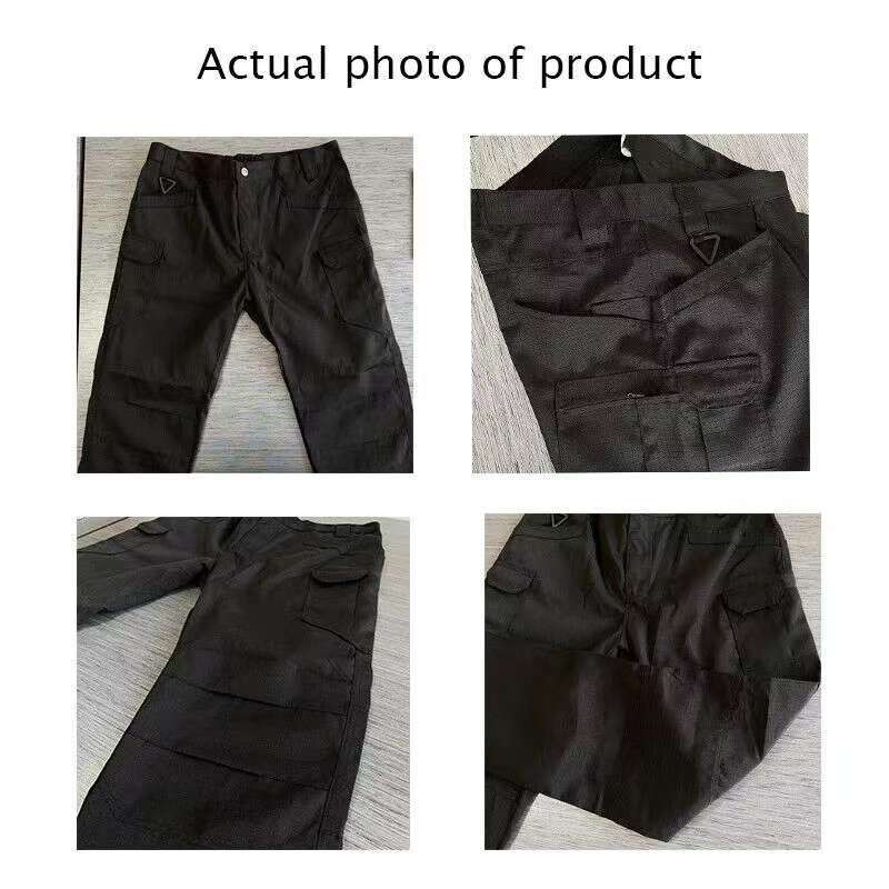 Mens Cargo Pants Tactical Waterproof Work Outdoor Hiking Combat Trousers USA