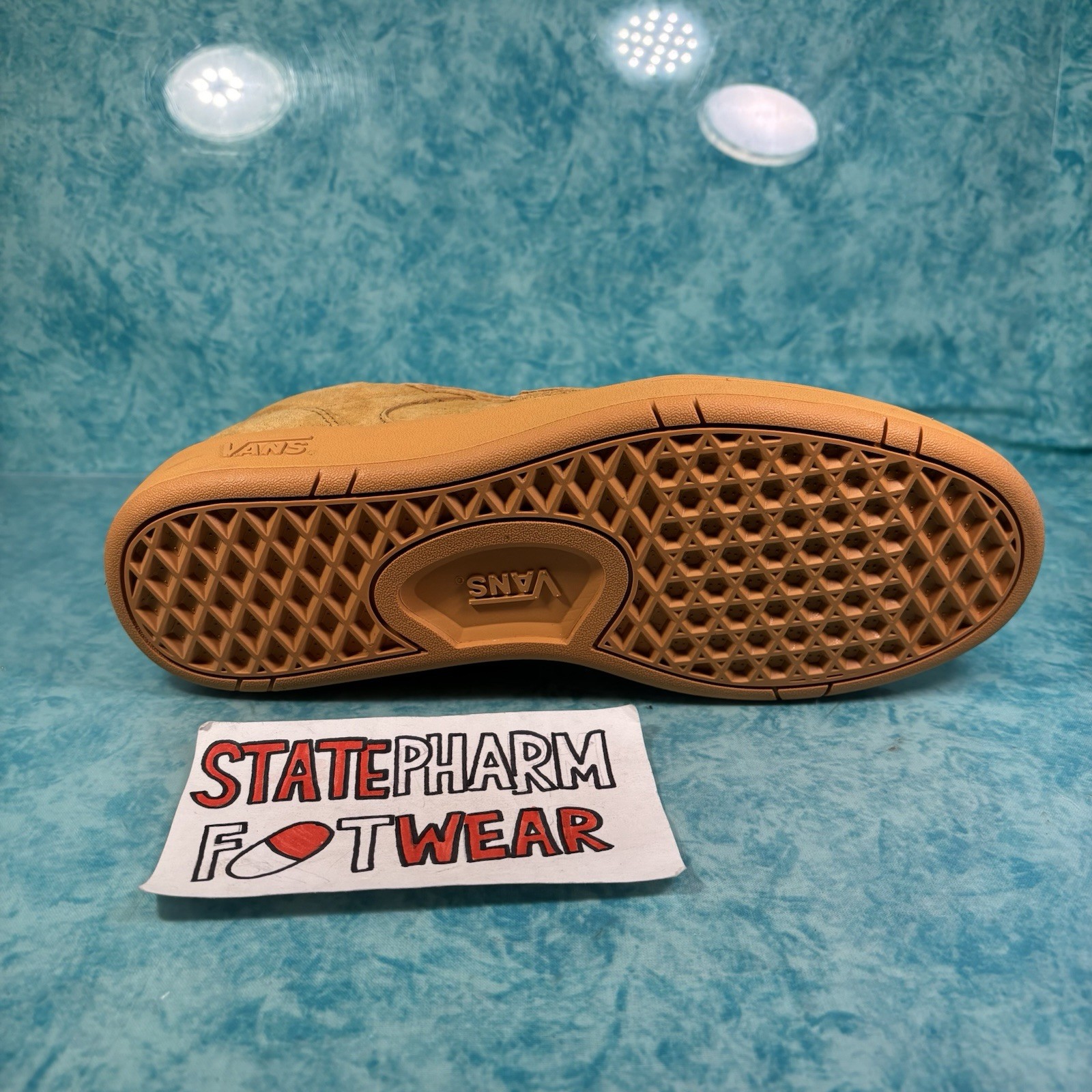 Vans Lowland CC Tan Wheat Men’s Low Top Suede Athletic Shoes Sneakers