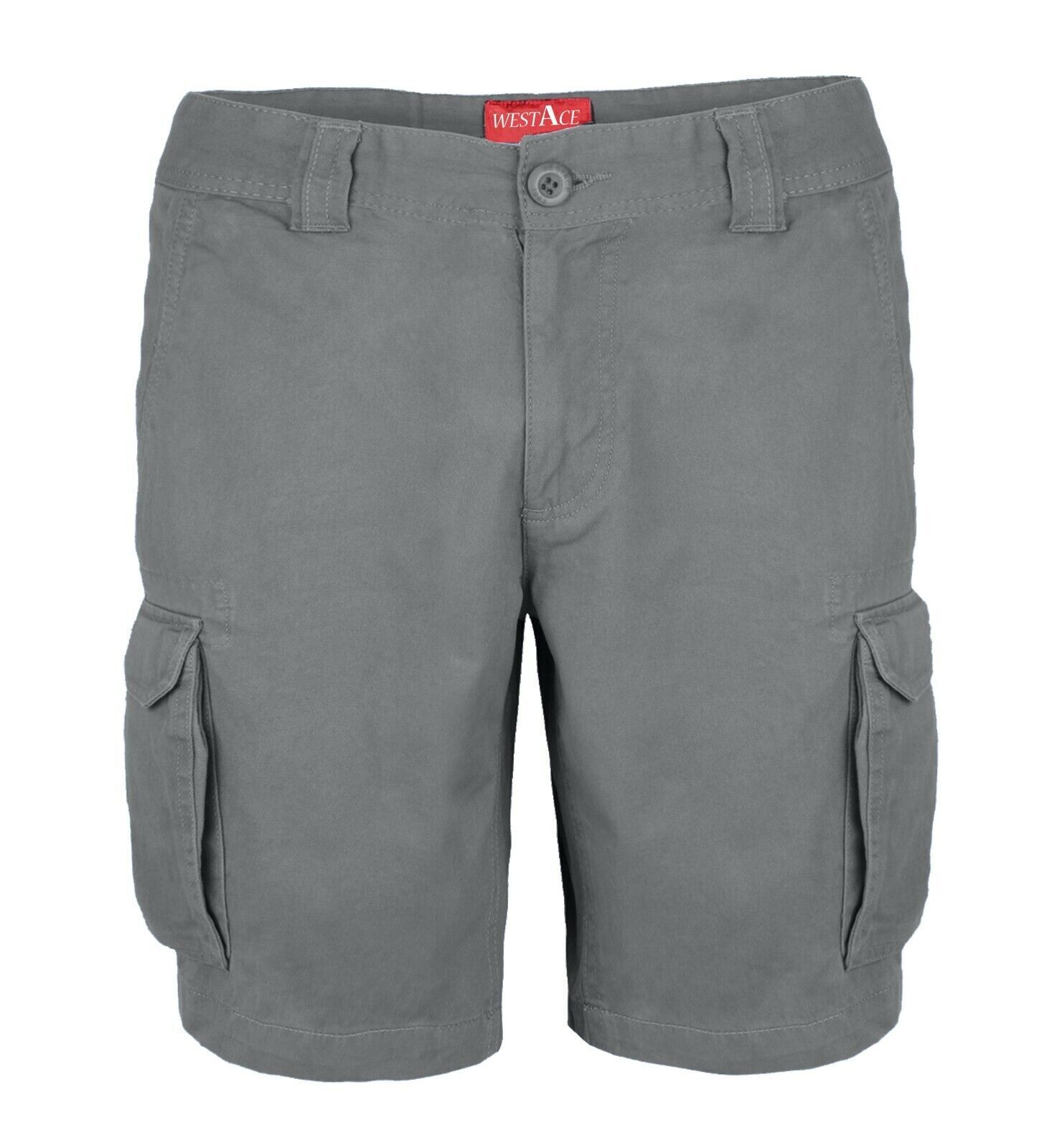 Mens Cargo Shorts Combat westAce Chino Half Pants 100% Cotton Work Wear Casual