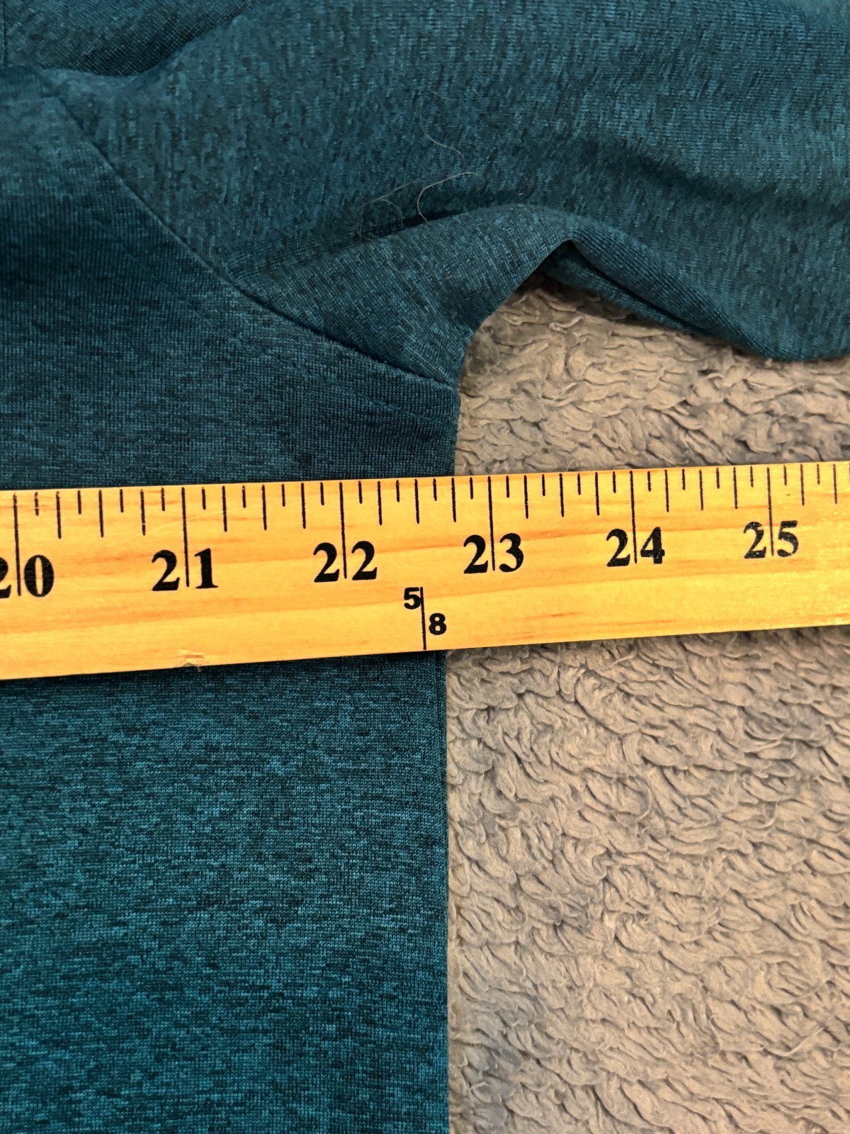 IZOD Golf 1/4 Zip Pullover Mens Medium Teal Long Sleeve Comfort Performance