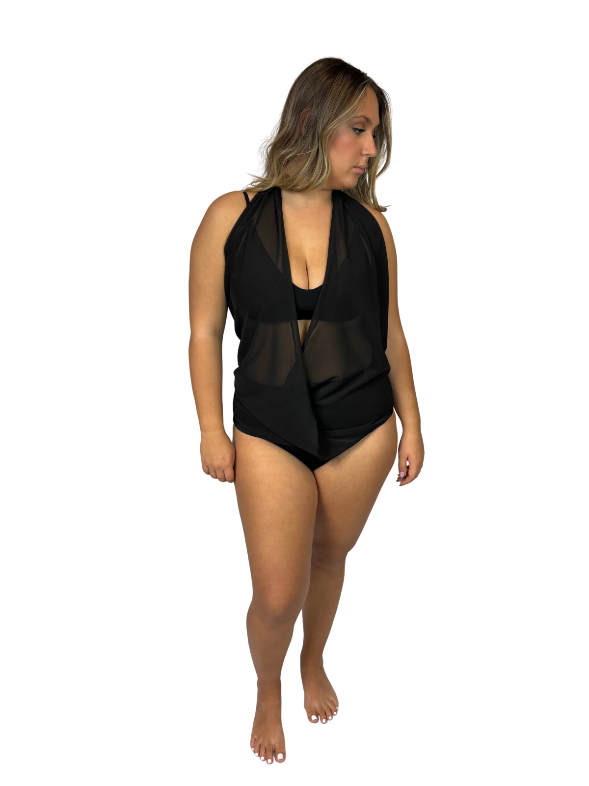 inkaWrap by Inka Resort: MULTIFUNCTIONAL SWIM COVER UP – WHITE – Size 1: XS/L