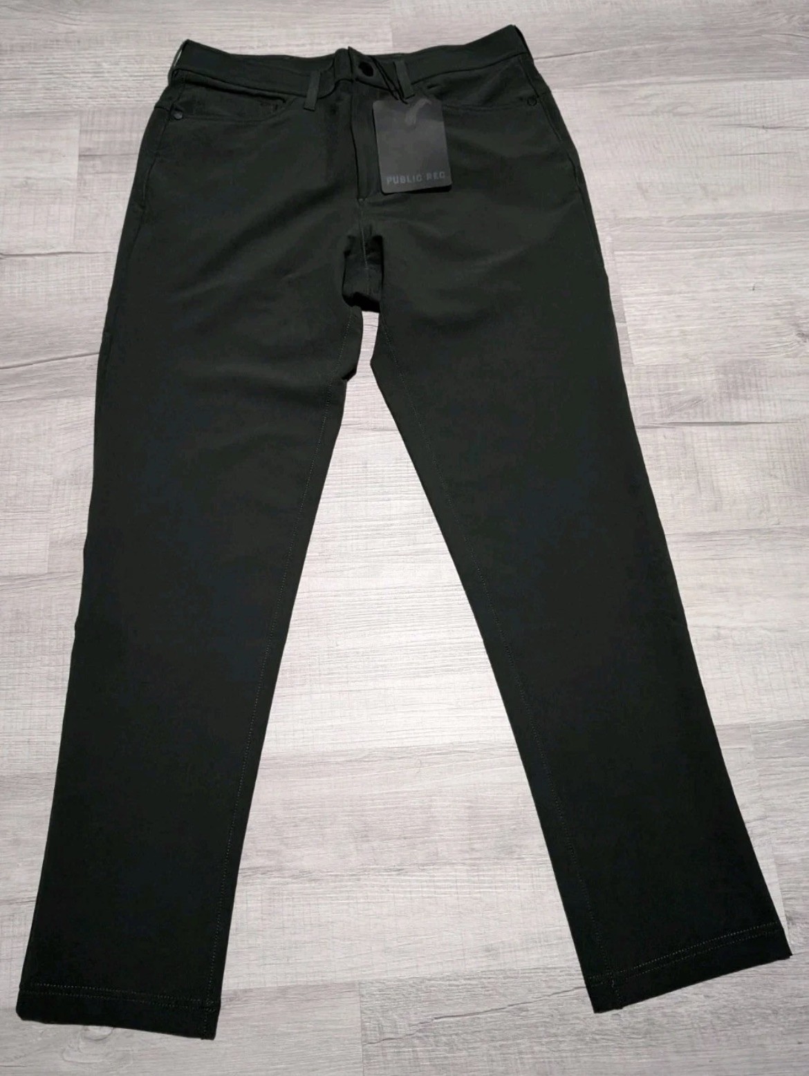 Public Rec Workday 2.0 Pants Mens 5 Pocket Straight 30×30 Dark Olive Green NWT
