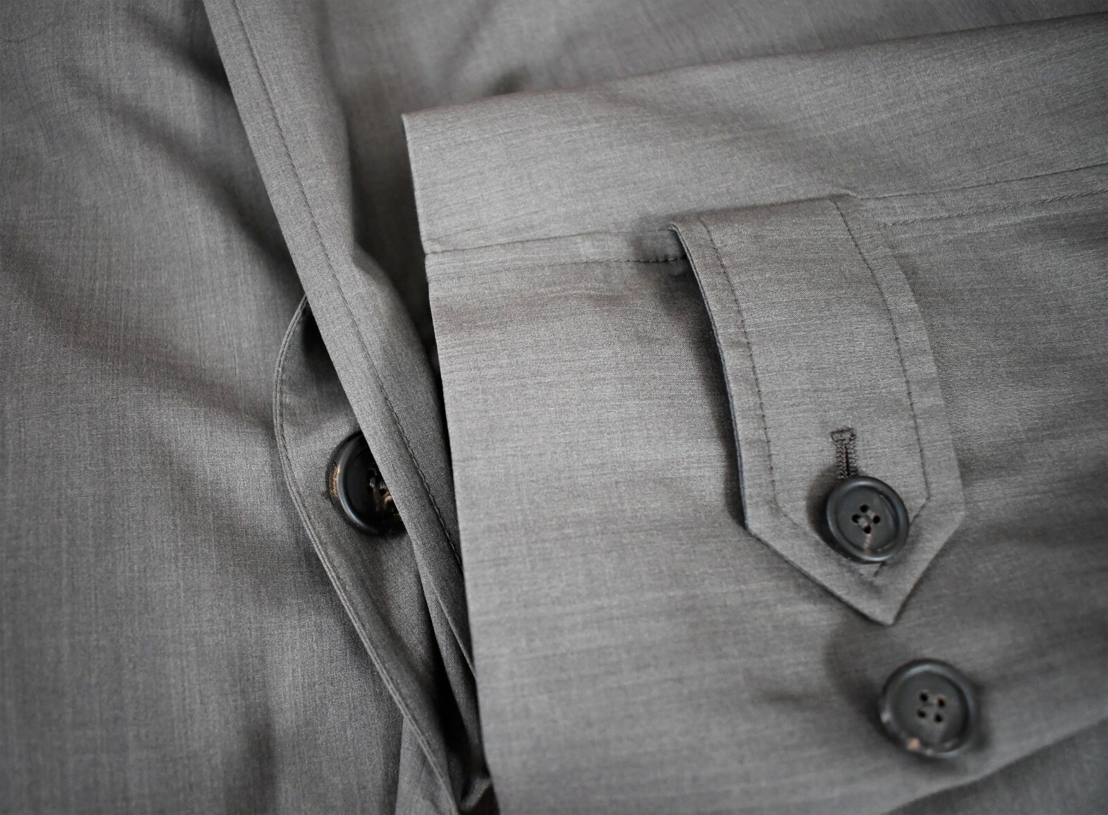 $3600 New BRIONI Gray Wool Silk OVERSIZED FOLDABLE TRAVEL CAR COAT XL