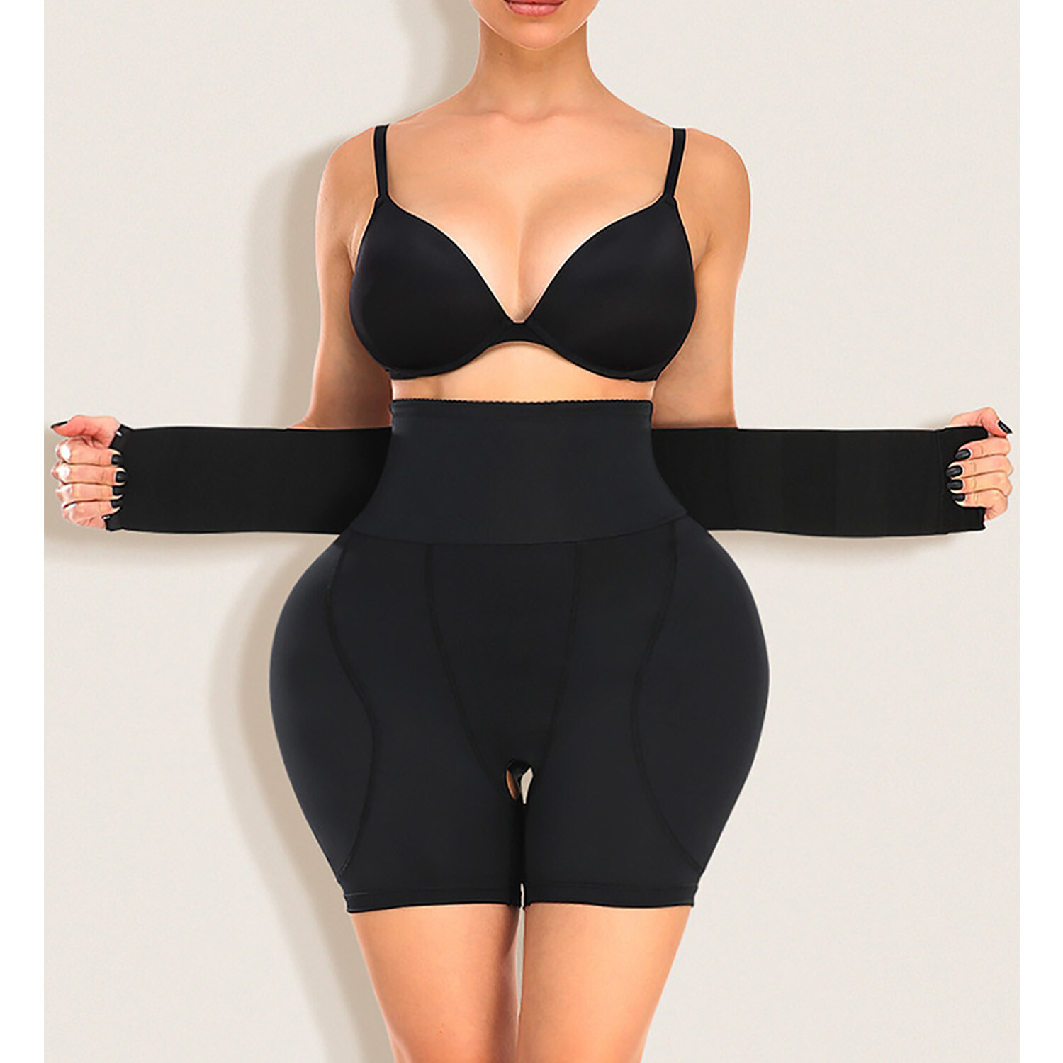 Women Butt Lift Shorts Hip Enhancer Crossdresser Shapewear Fake Ass Panties Pads