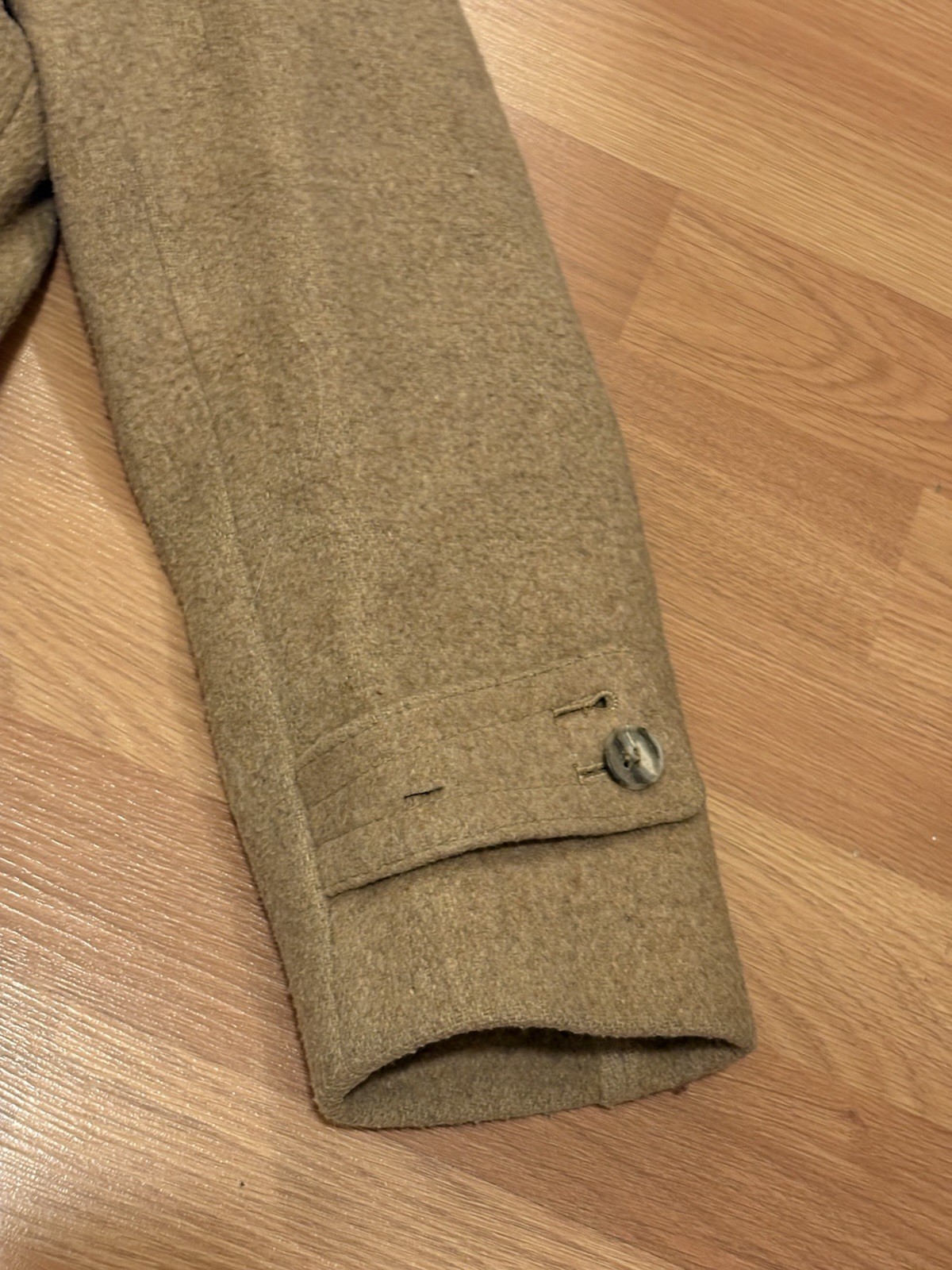 Vintage Lodenfrey Grey Wool Toggle Duffle Coat Plaid Lined West Germany Flaw