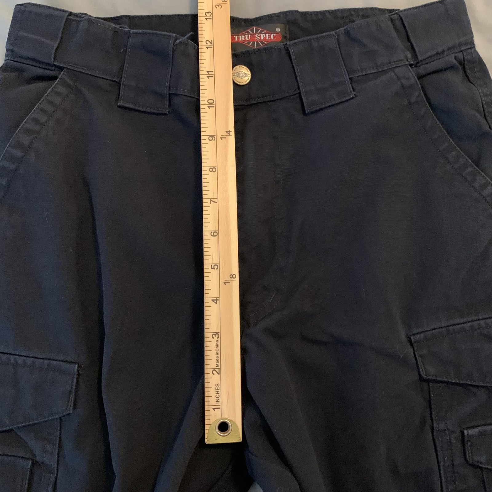 TRU-SPEC Cargo Pants Mens 30×33 Navy 100% Cotton Tactical Army Workwear Utility