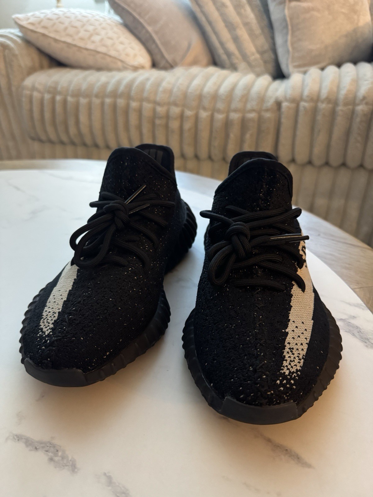 adidas Yeezy Boost 350 V2 Oreo Black White Primeknit Sneaker Men’s 2016 – No Box