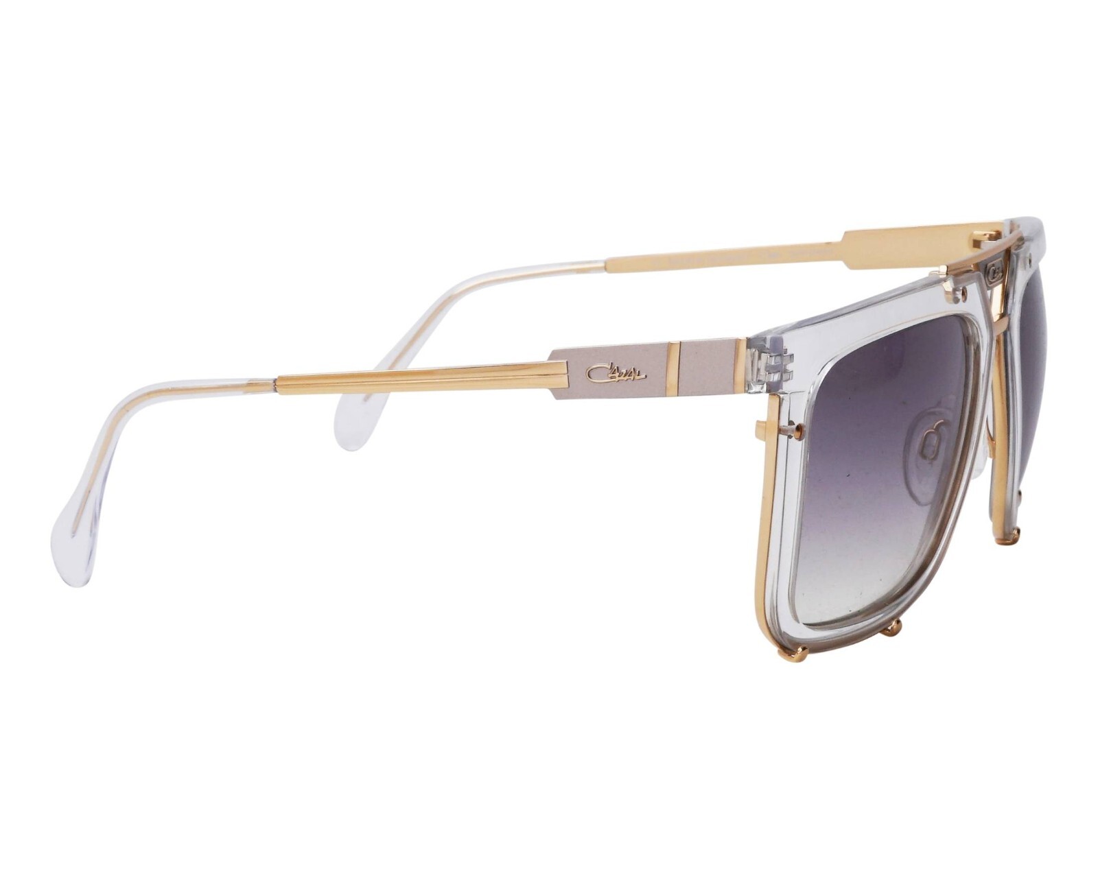 CAZAL LEGENDS MOD. 648 COL. 003 CRYSTAL GOLD PLATED SUNGLASSES MADE IN GERMANY