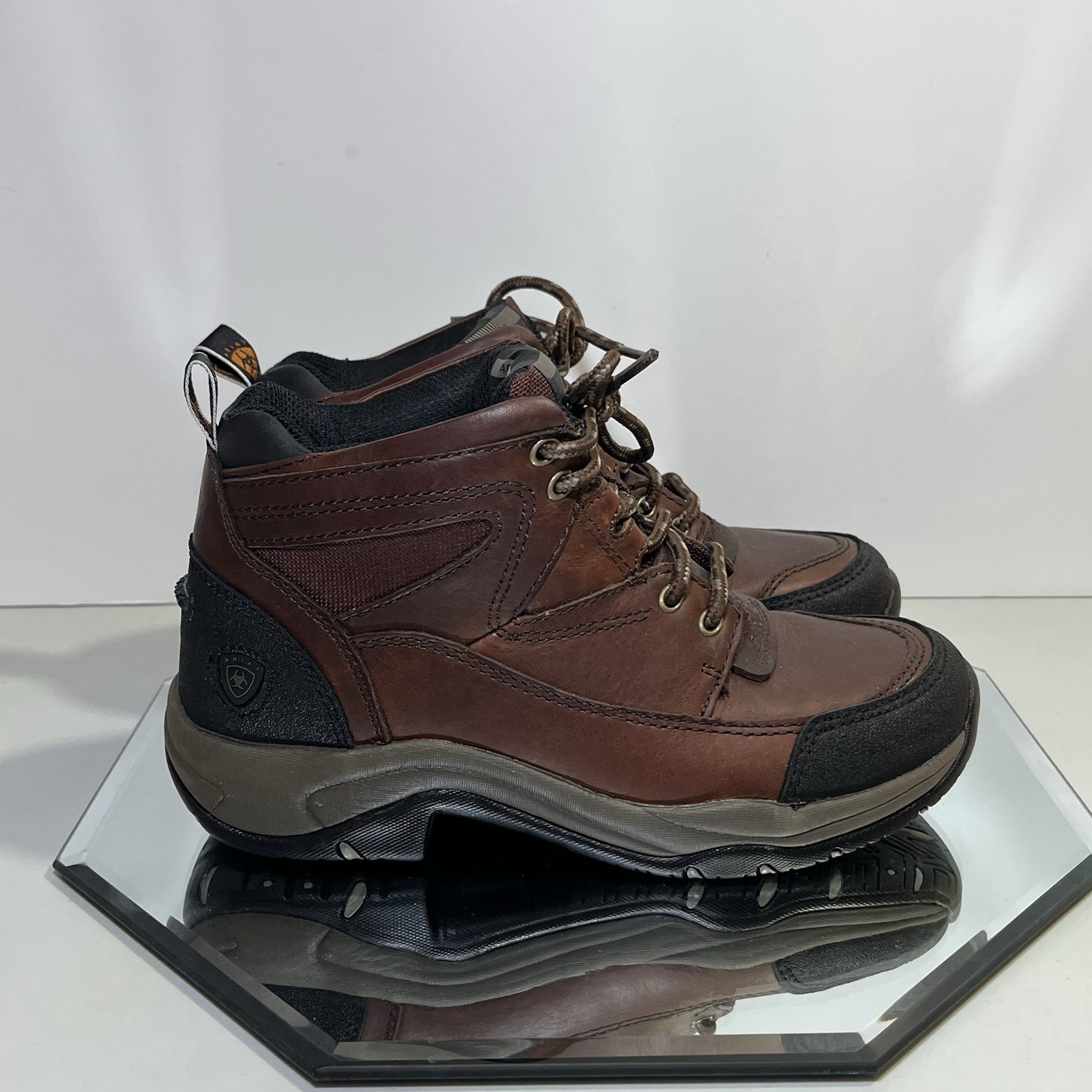 Ariat ATS Terrain Hiker Leather Boots, Women’s 6.5B, Brown, Style 10004138