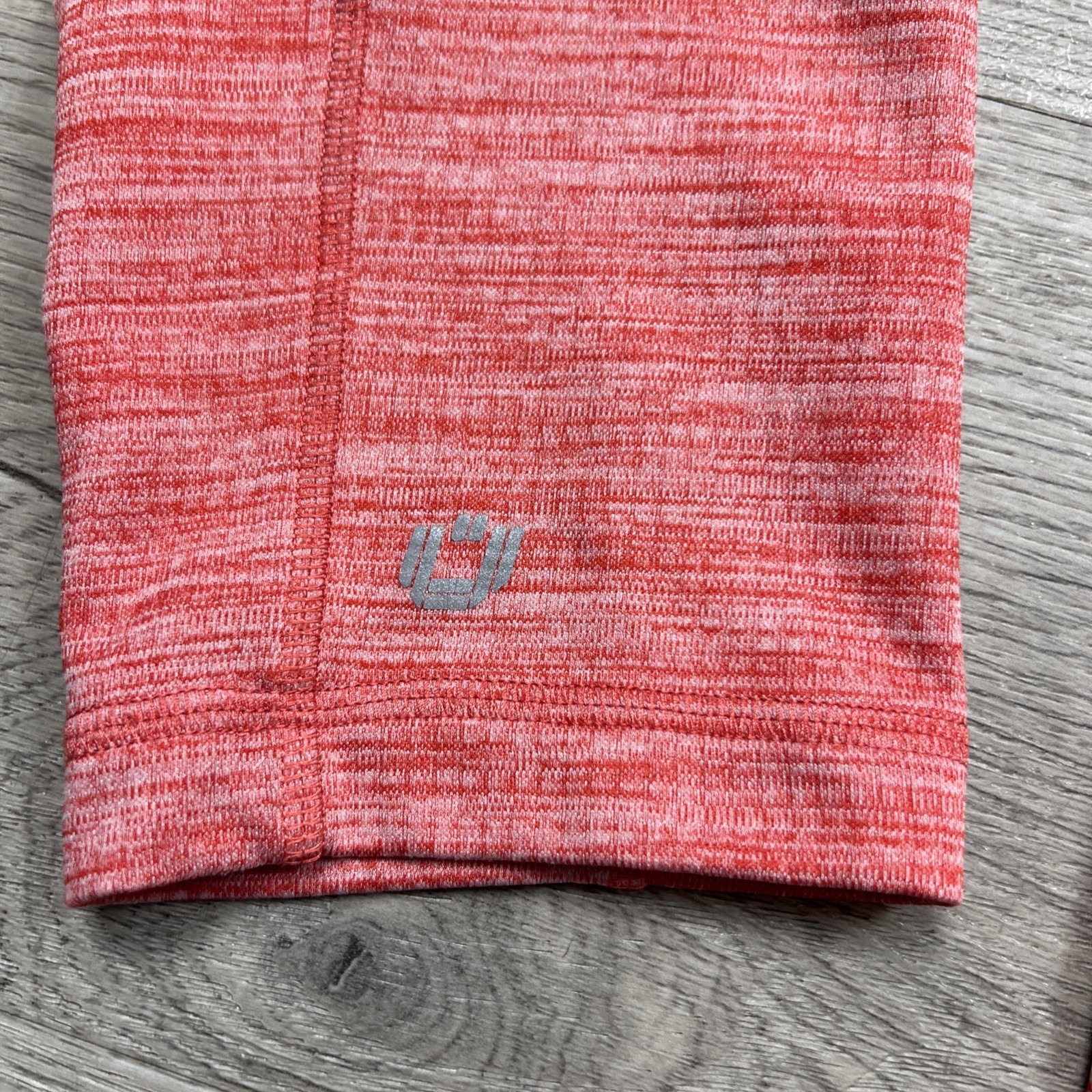 IBKUL 1/4 Zip Pullover Performance Top Heather Coral Size Women’s XL NWOT NEW