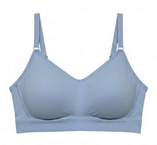 Jockey~Seamfree Back Smoothing Cami Strap Bra~Large~Lt Blue~A714142~Foam Cup