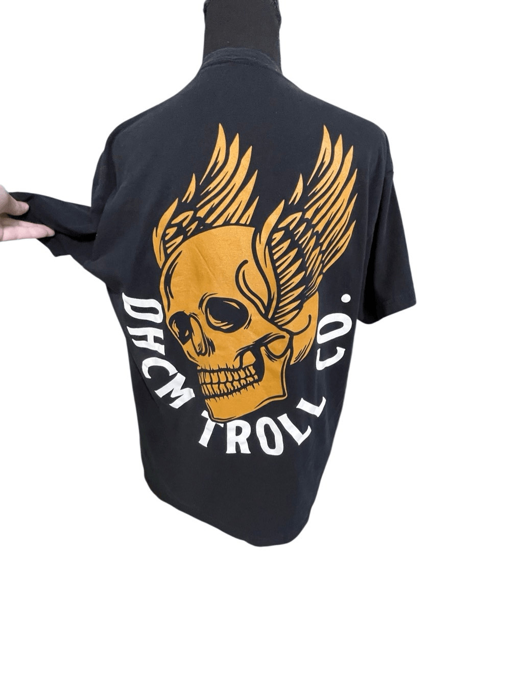Troll Co Dirty Hands Clean Money Men’s Skull S/S T-Shirt