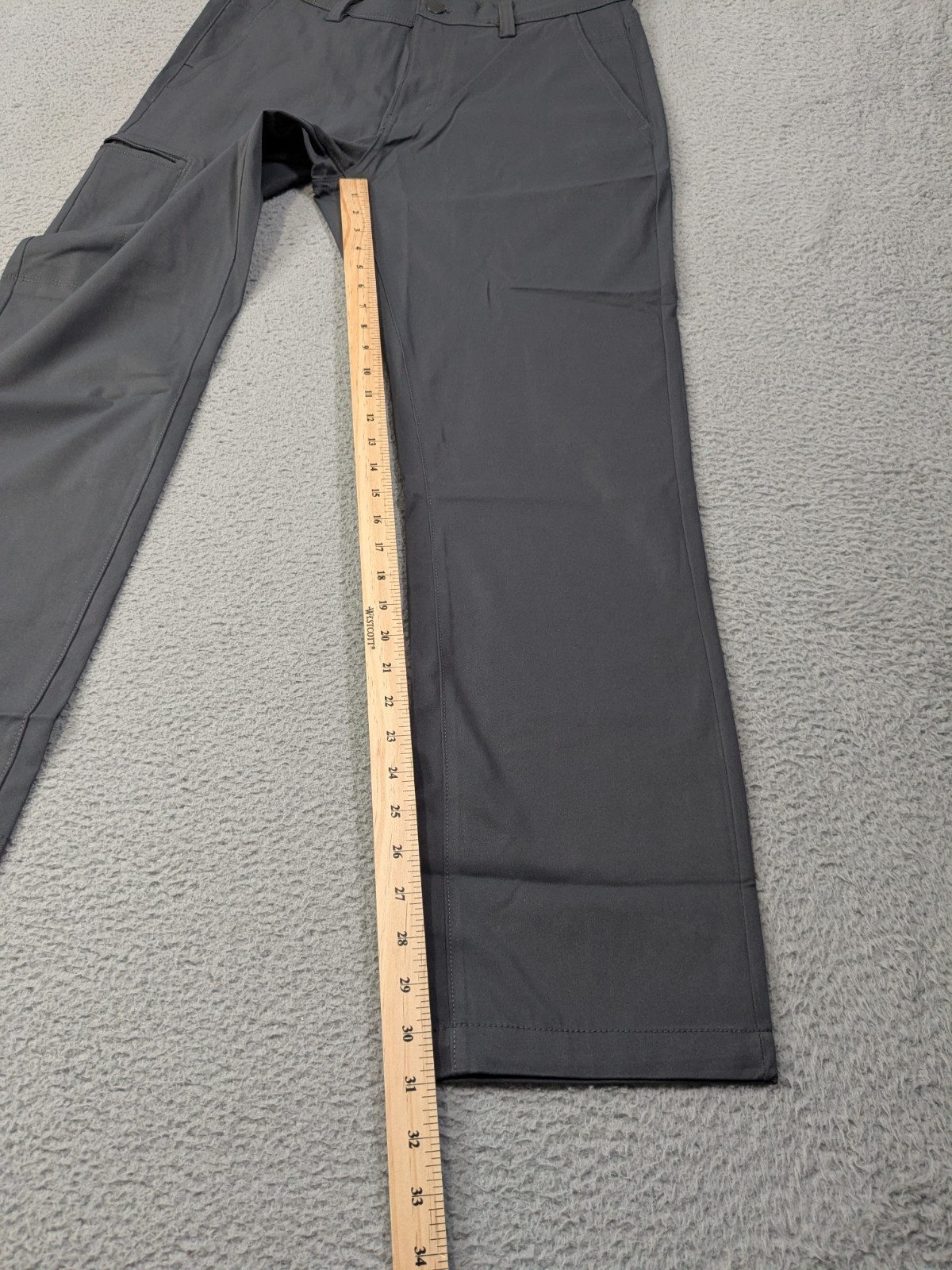Copper and Oak Supply Co Pants Mens 32×32 Gray Tech Cargo Pocket Utility