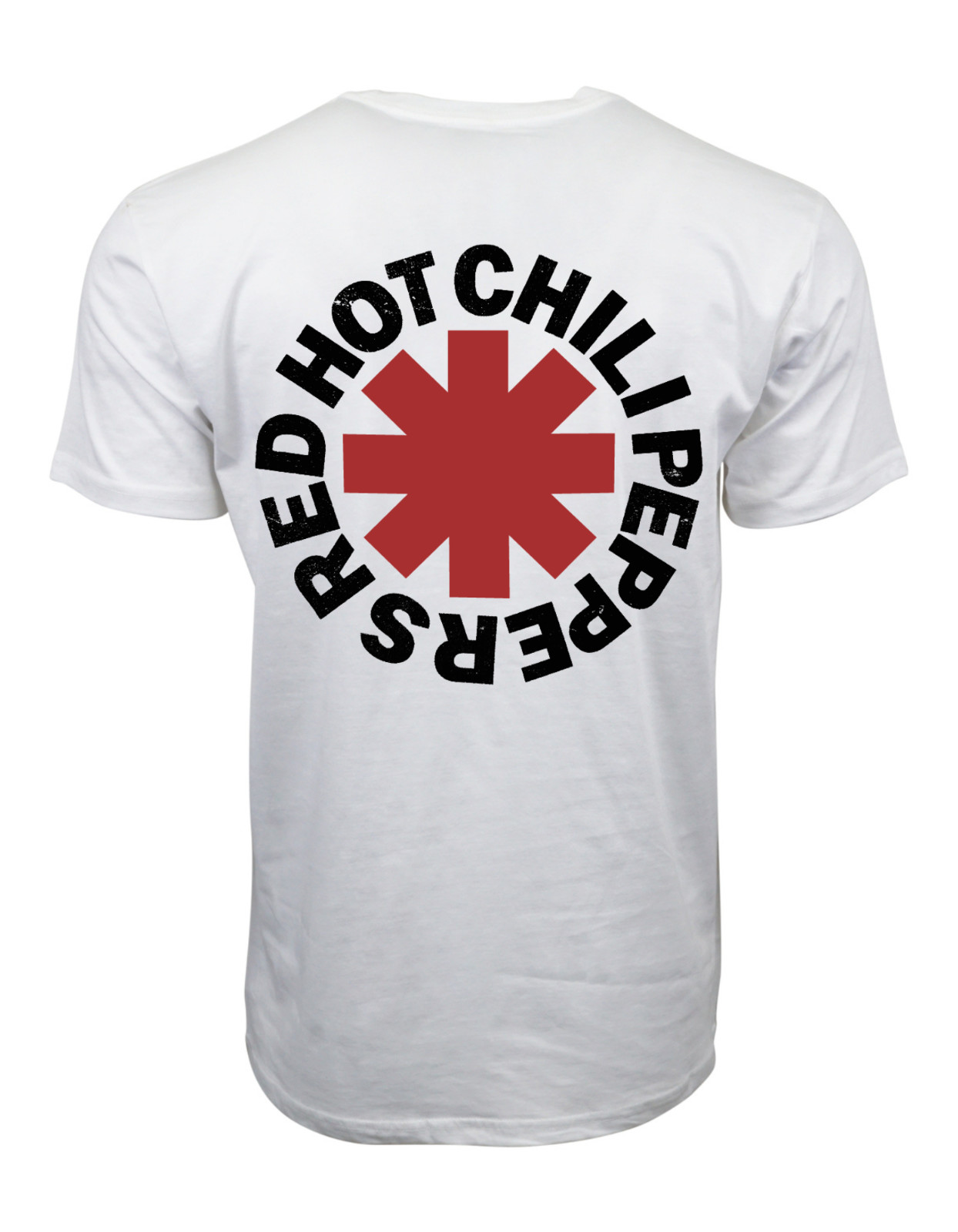 RED HOT CHILI PEPPERS UNISEX ADULT T SHIRT WHITE