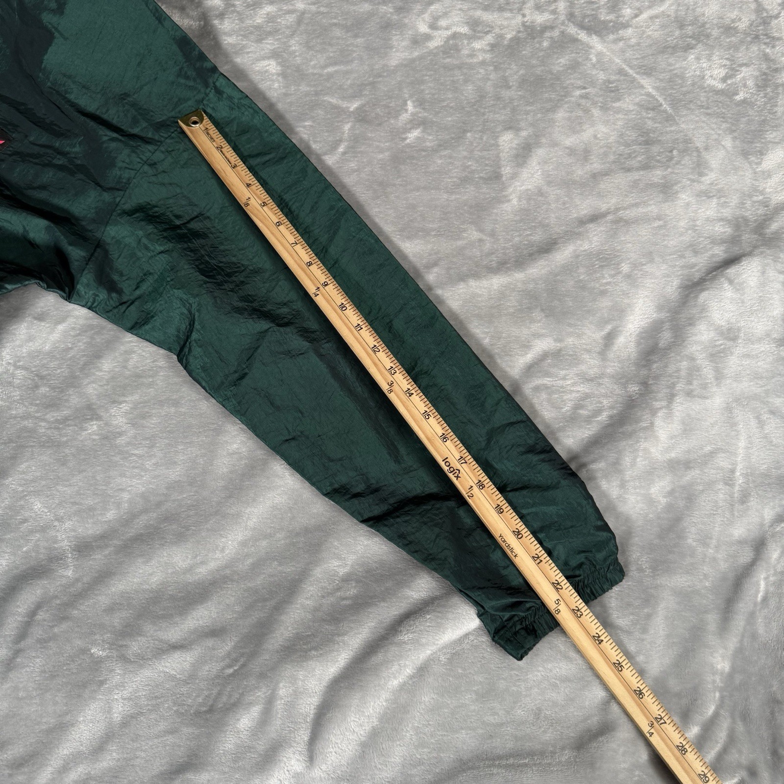 Vintage Surf Style Windbreaker Jacket Mens One Size (Fits XL) Green 90s