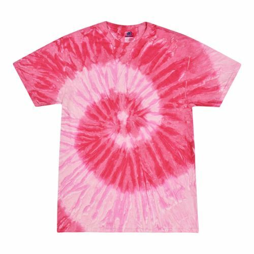 Tie Dye T-Shirts, Adult S M L XL 2XL 3XL, Multi-Color 100% Cotton