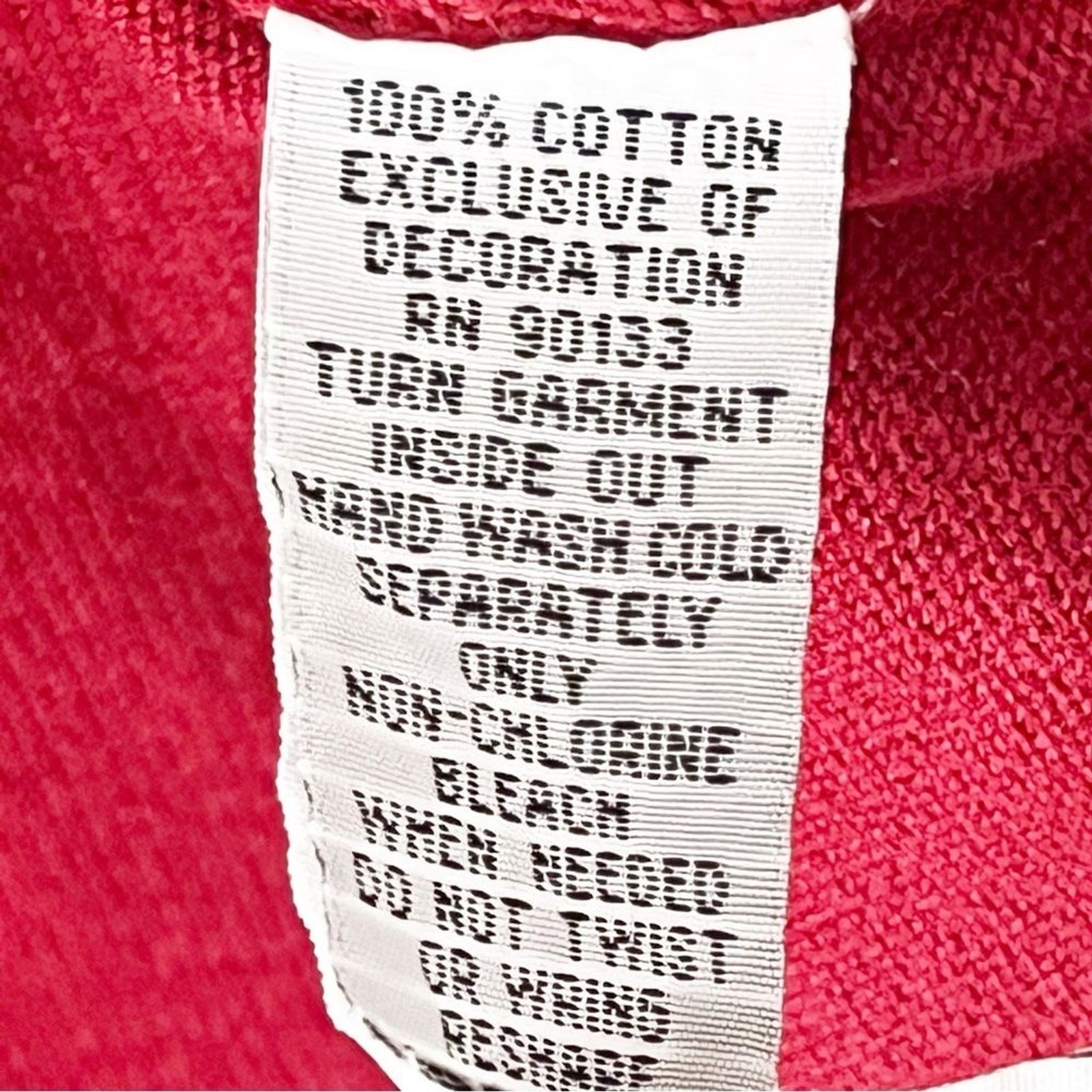BOB MACKIE Red Black Embroidered Sequins Long Sleeves Wearable Art Blouse Small