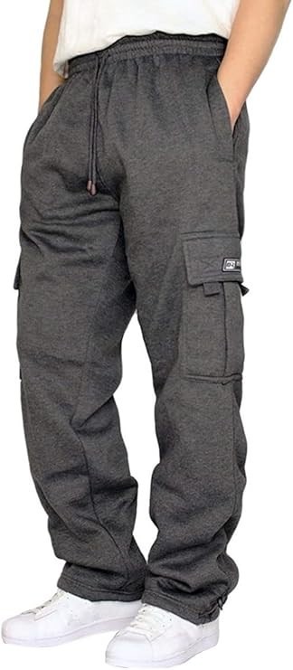 Men’s Pants Cargo Sweatpants Pro Club Trousers Tracksuit Bottoms Jogging NEWS.
