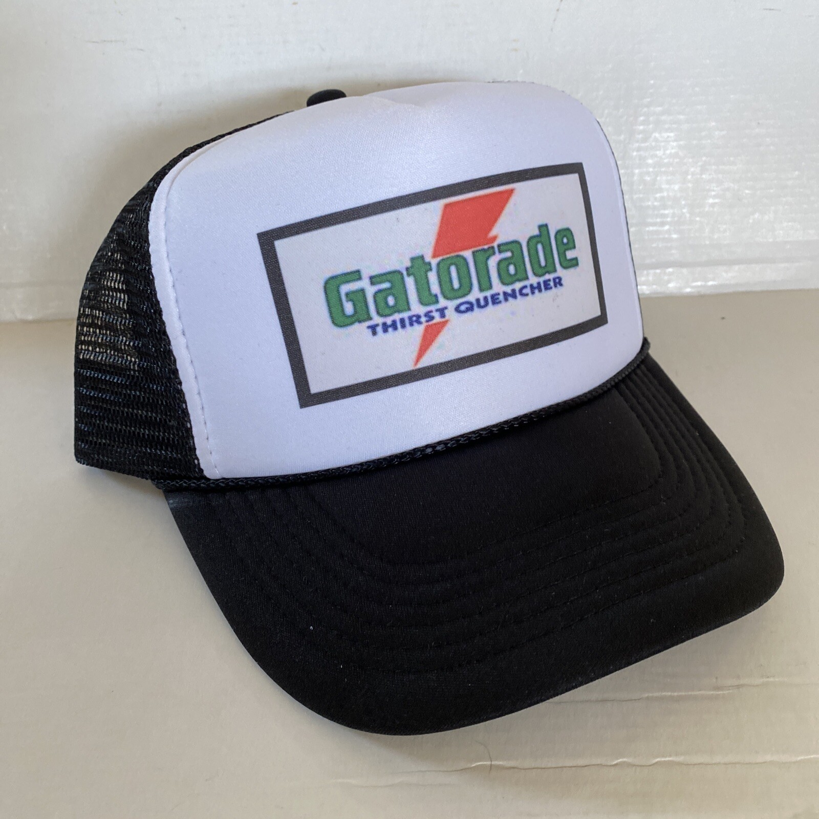 Vintage Gatorade Hat Thirst Quencher Trucker Hat snapback Black hat Summer