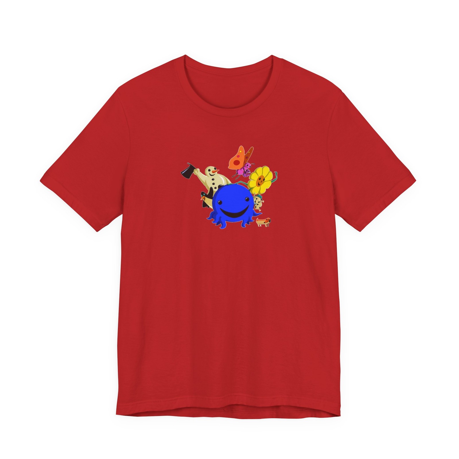 Oswald The Octopus & Friends Weenie Dog Animated Retro TV Show Adult T-Shirt