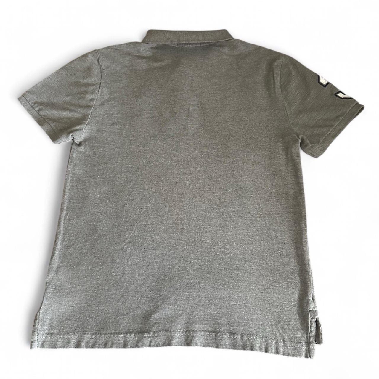 Vintage U.S. Polo Assn. Men’s S Gray Cotton Polo Shirt Embroidered Logo