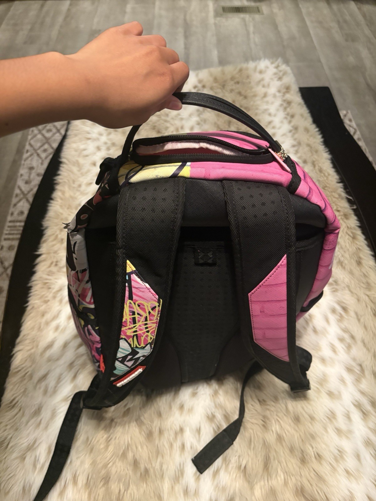 Sprayground Pink Backpack