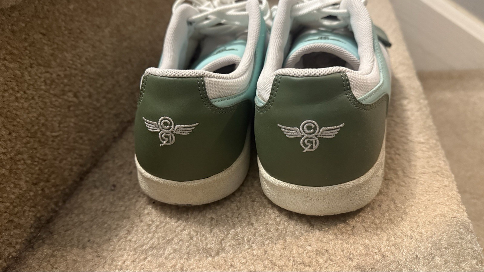 Creative Recreation Shoes Cesario Lo Green White Leather Sneakers Size 10.5