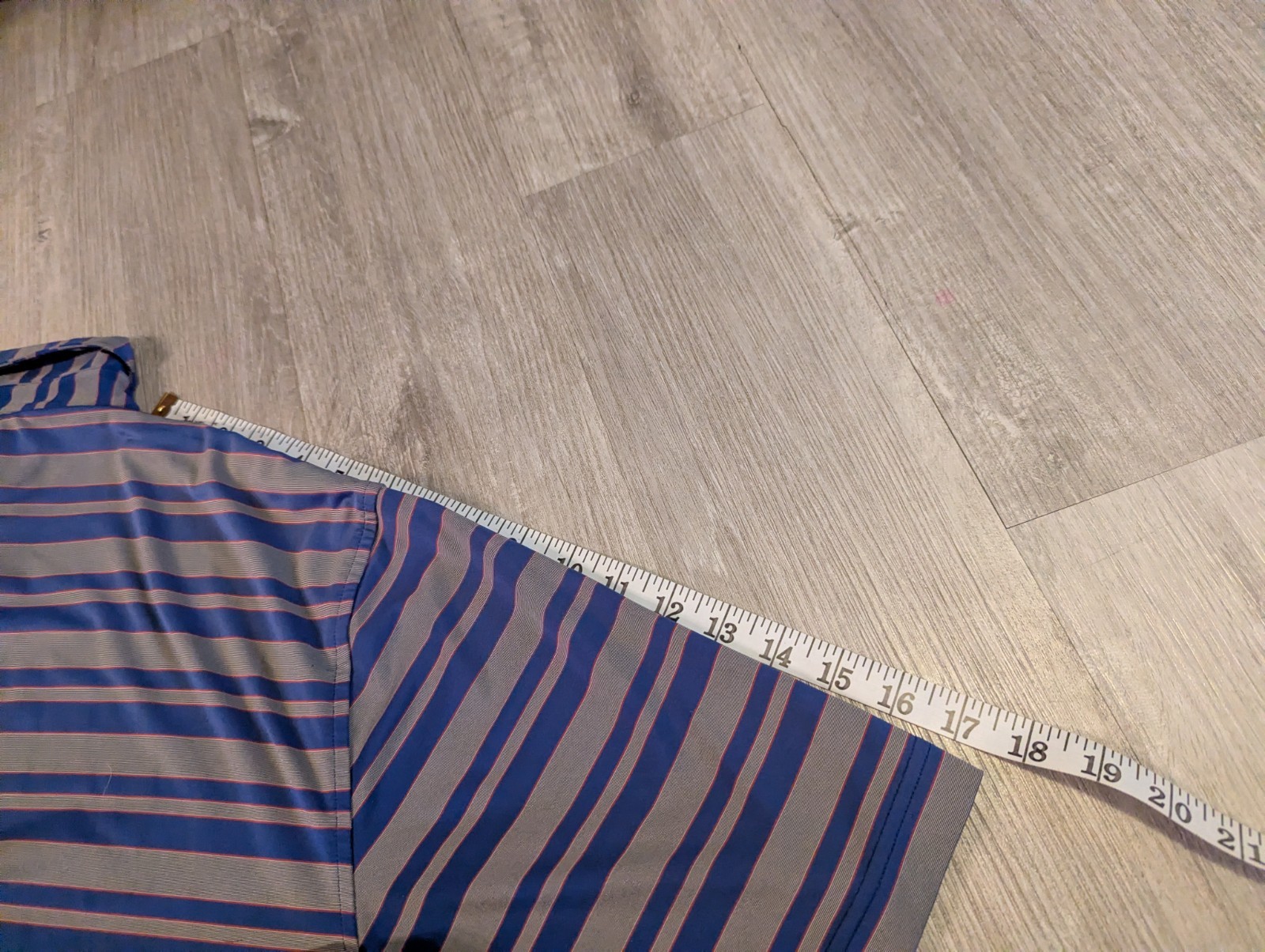 Peter Millar Summer Comfort Performance Golf Polo Shirt Striped Mens XL